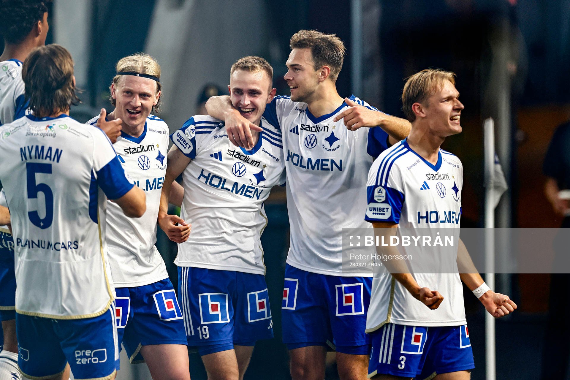 IFK Norrköpings Marcus Baggesen, Daniel Fritz Eid, Victor