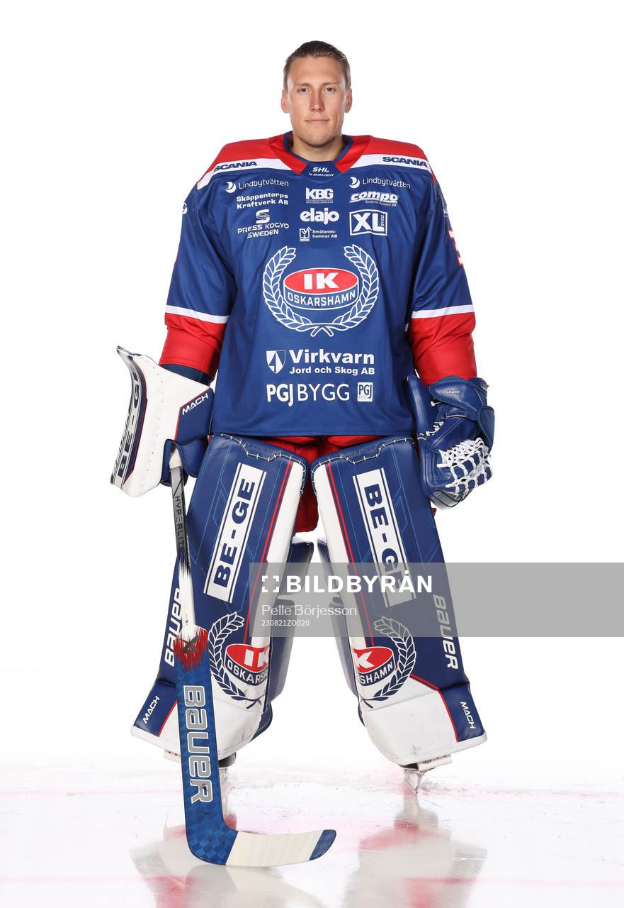 Oskarshamns Emil Kruseposerar för ett porträtt