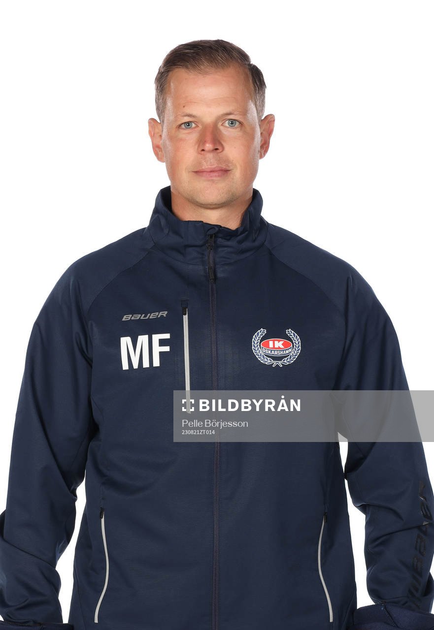 Oskarshamns Huvudtränare Martin Filander