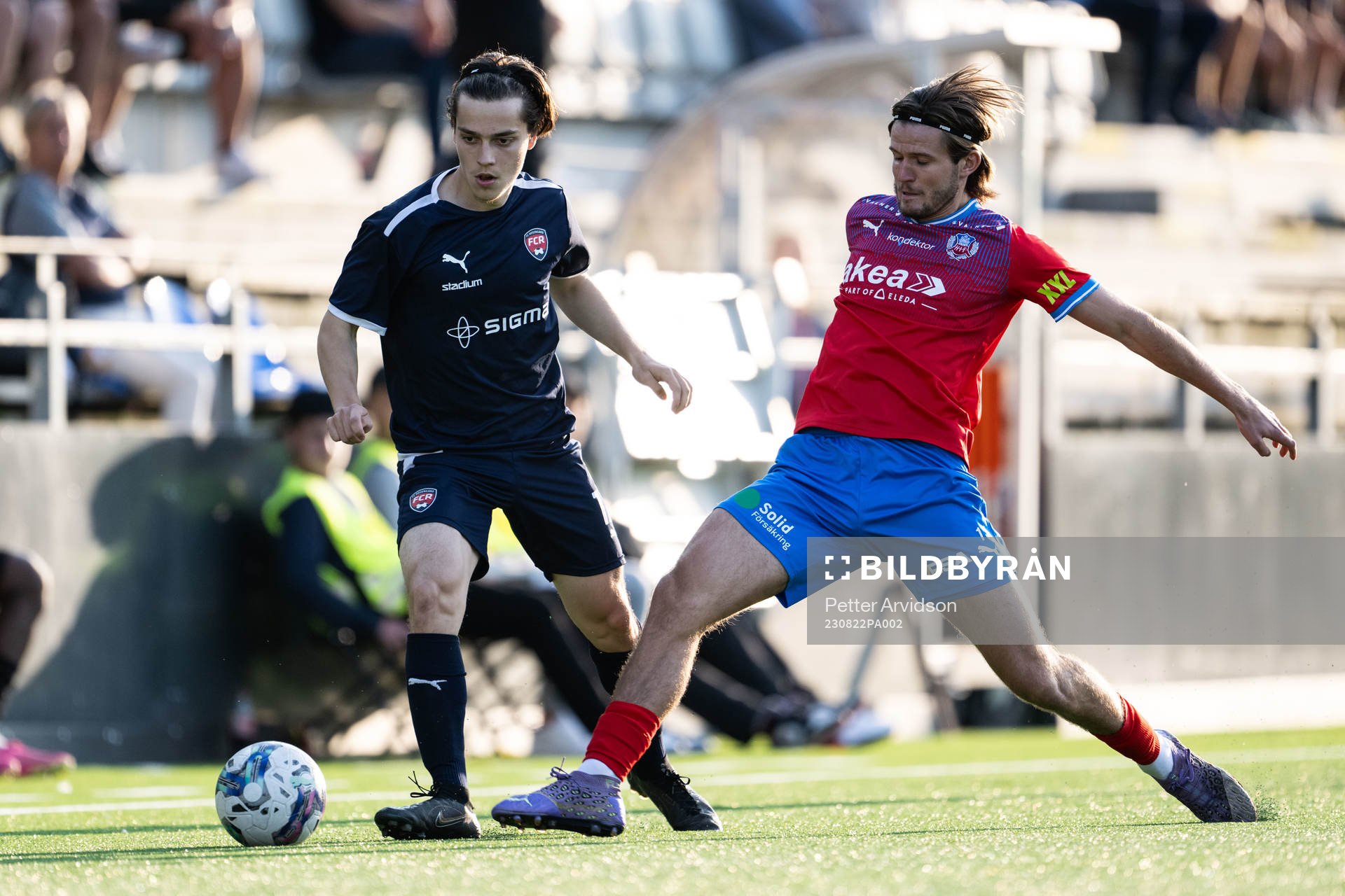 FC Rosengård Ajdin Avdic och Helsingborgs Wilhelm Loeper