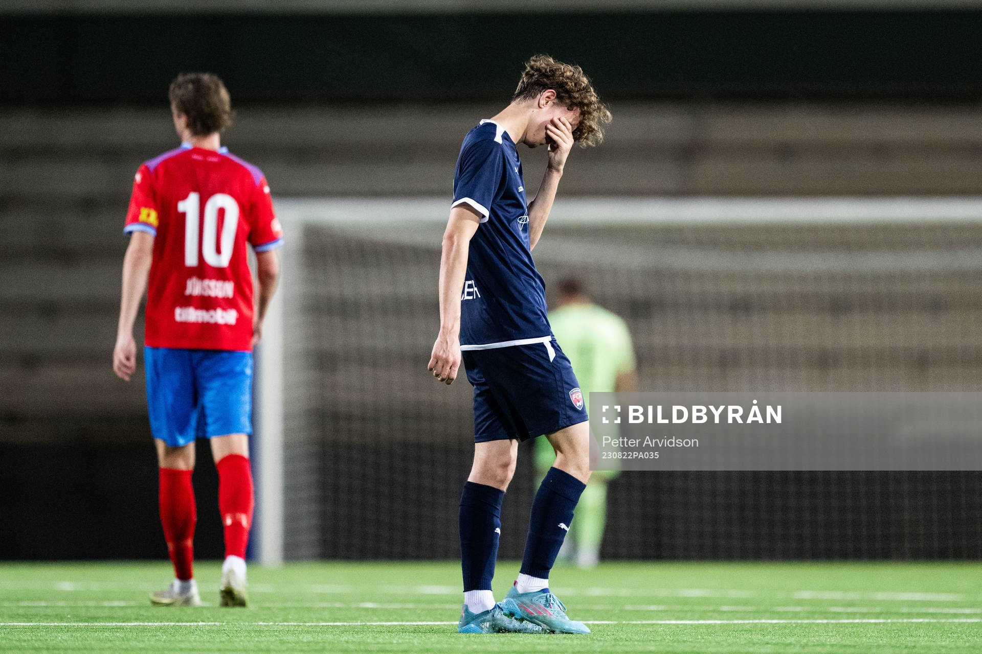 FC Rosengårds Melker Carlsson deppar