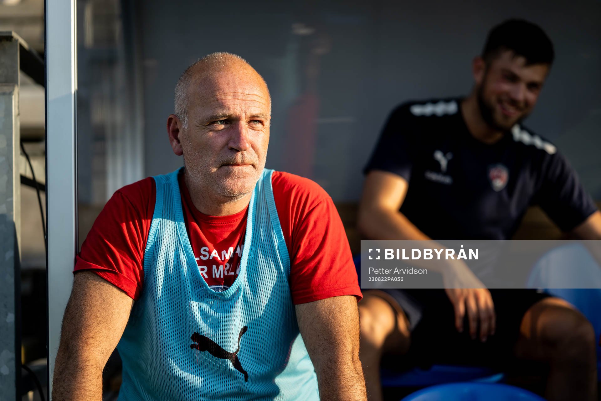 FC Rosengårds tränare Halda Kabil fotbollsmatchen i Svenska Cupen mellan FC Rosengård 1917 och Helsingborg den 22 augusti 2023 i Malmö.