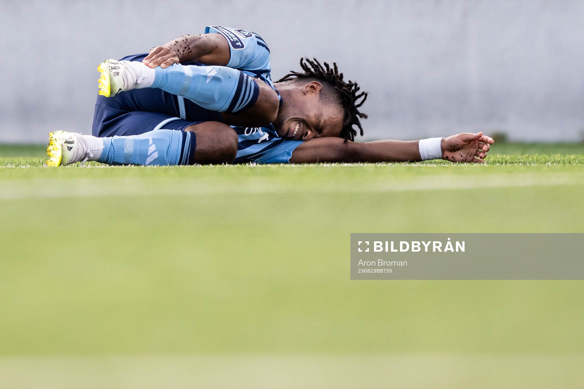 Djurgårdens Vladimir Etson Antonio Felix har ont