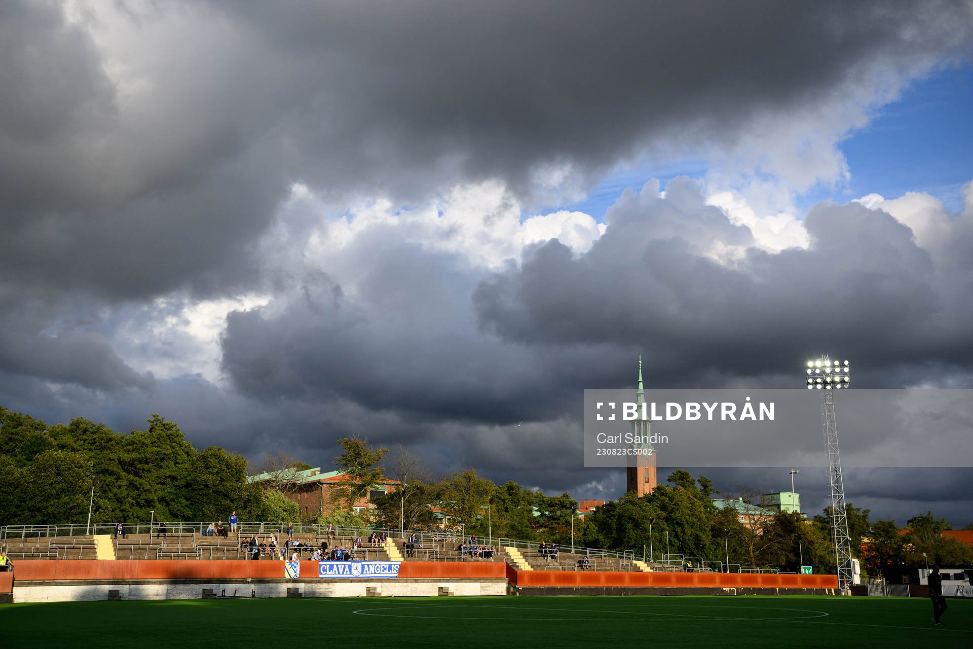 Valhalla inför fotbollsmatchen i Svenska Cupen mellan IFK Göteborg och Jitex den 23 augusti 2023 i Göteborg. 