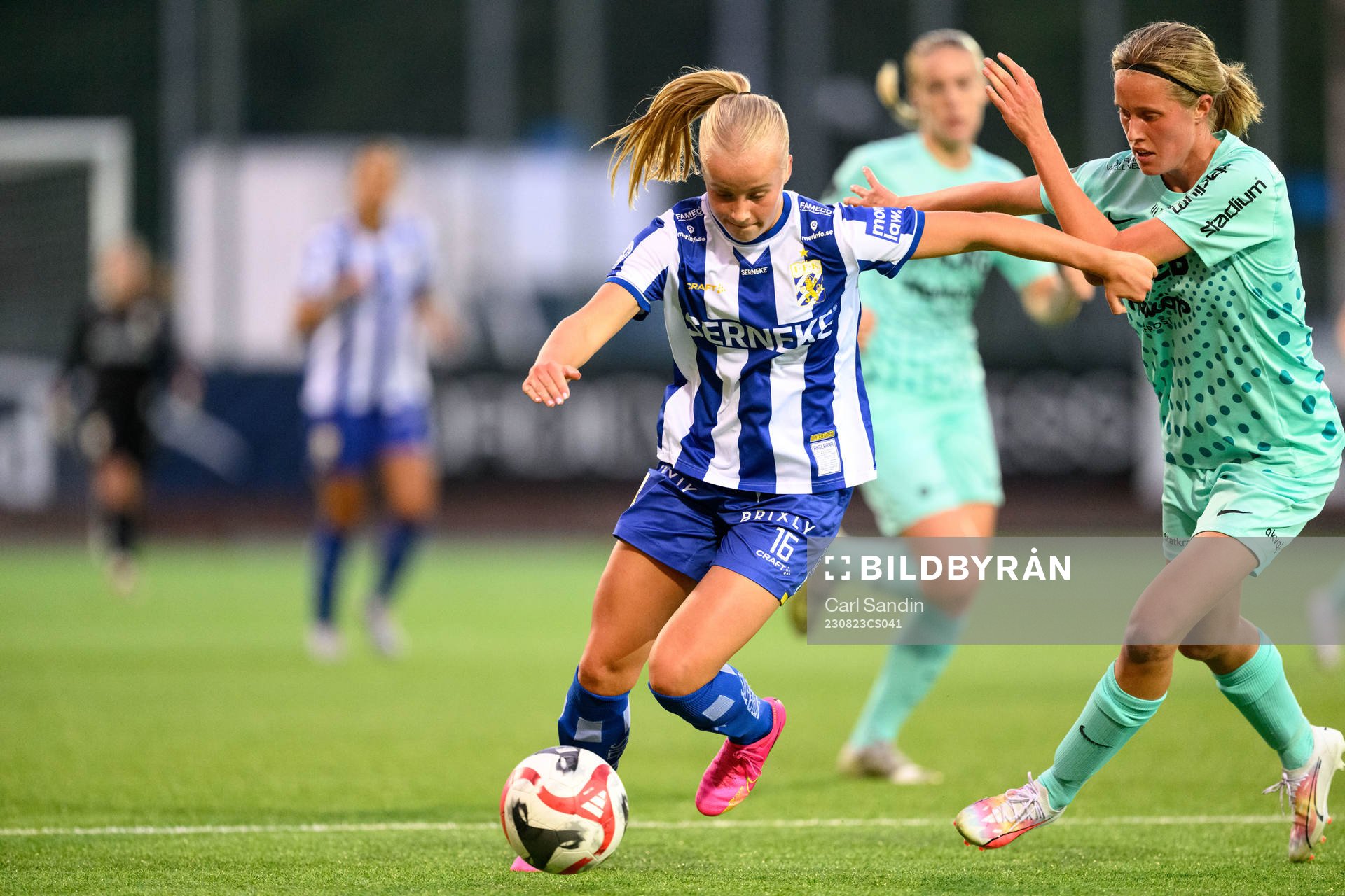 IFK Göteborgs Ida Kjellman och Jitexs Klara Svensson