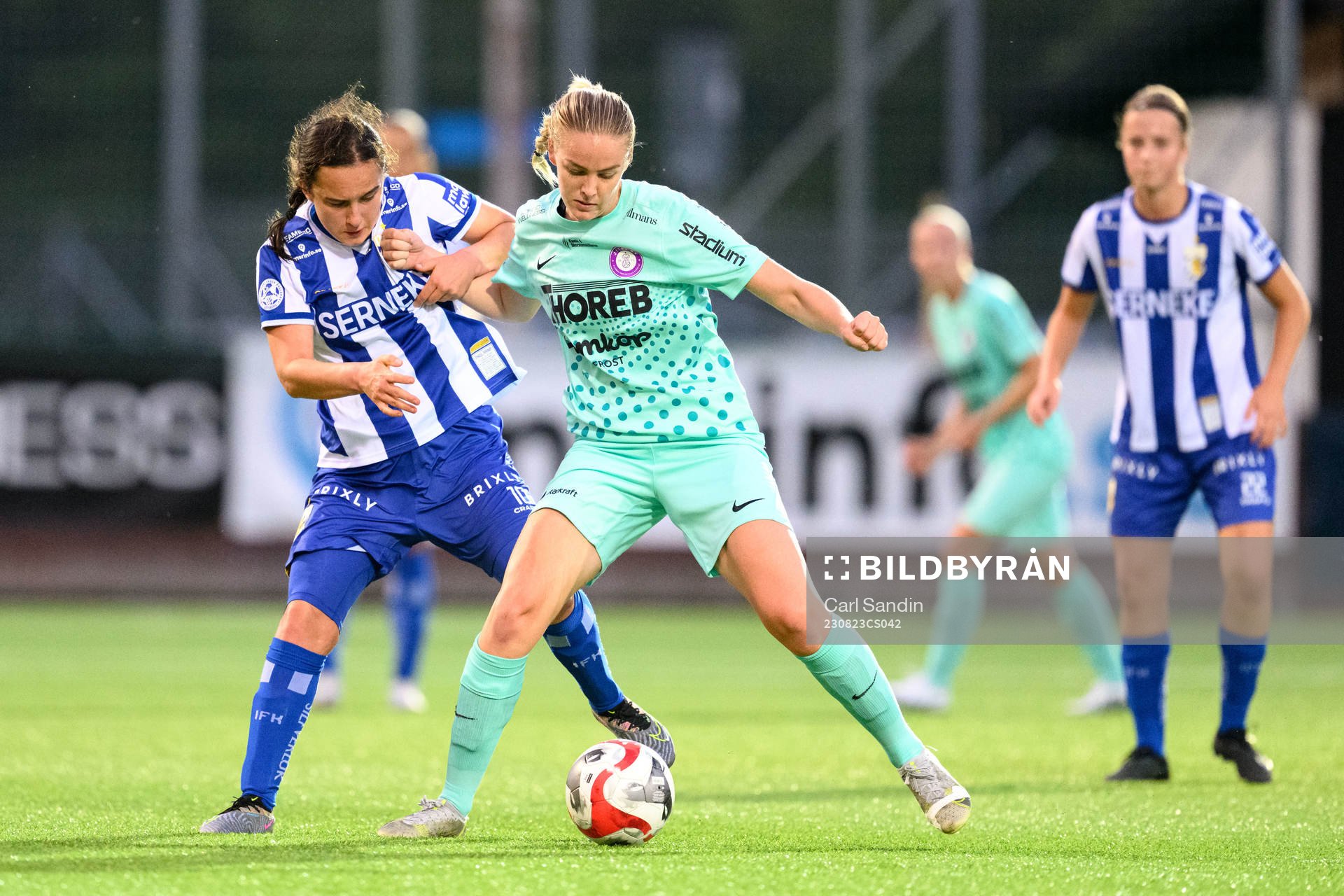 IFK Göteborgs Victoria Svanström och Jitexs Tindra