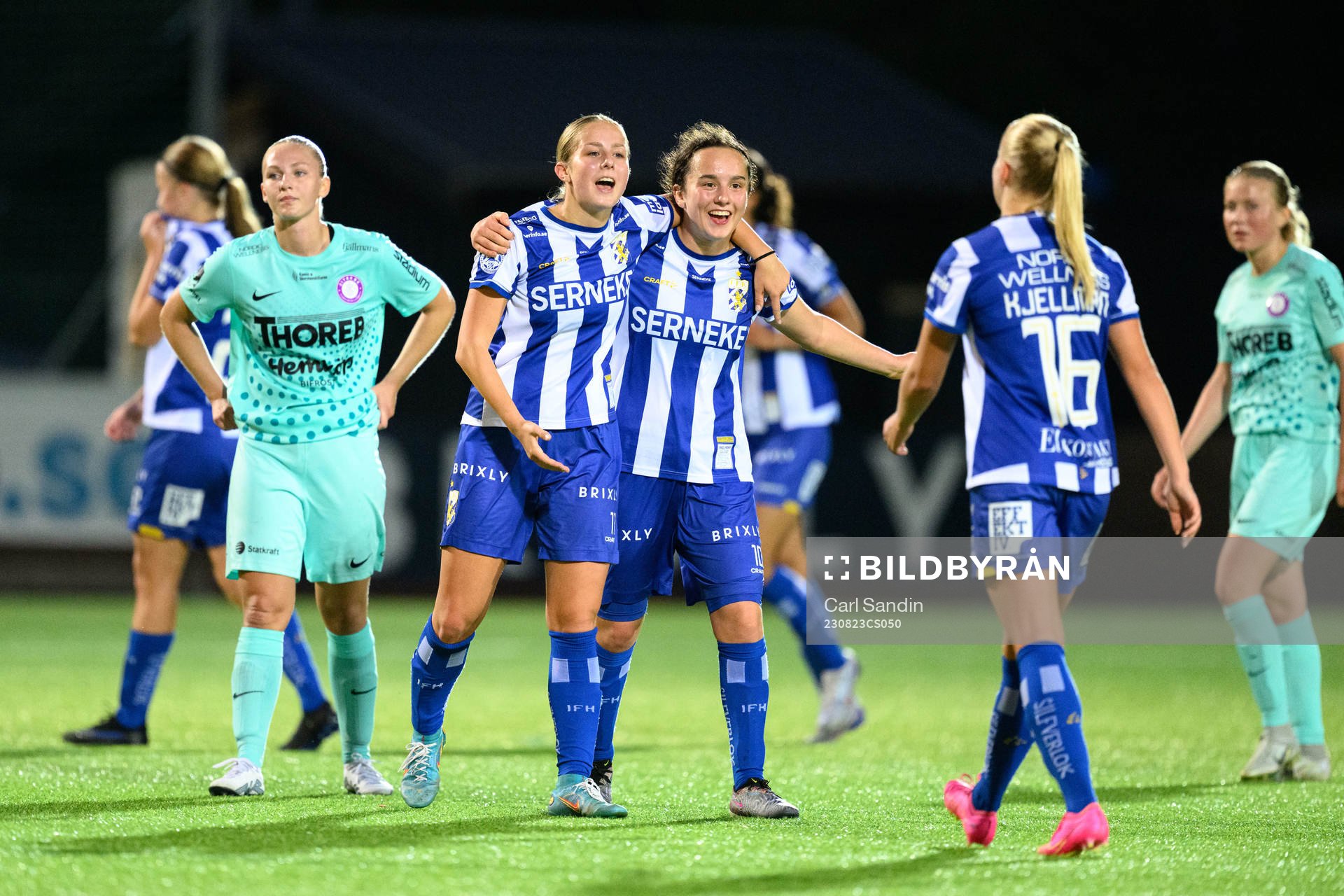 IFK Göteborgs Isabella Svanström och Victoria Svanström
