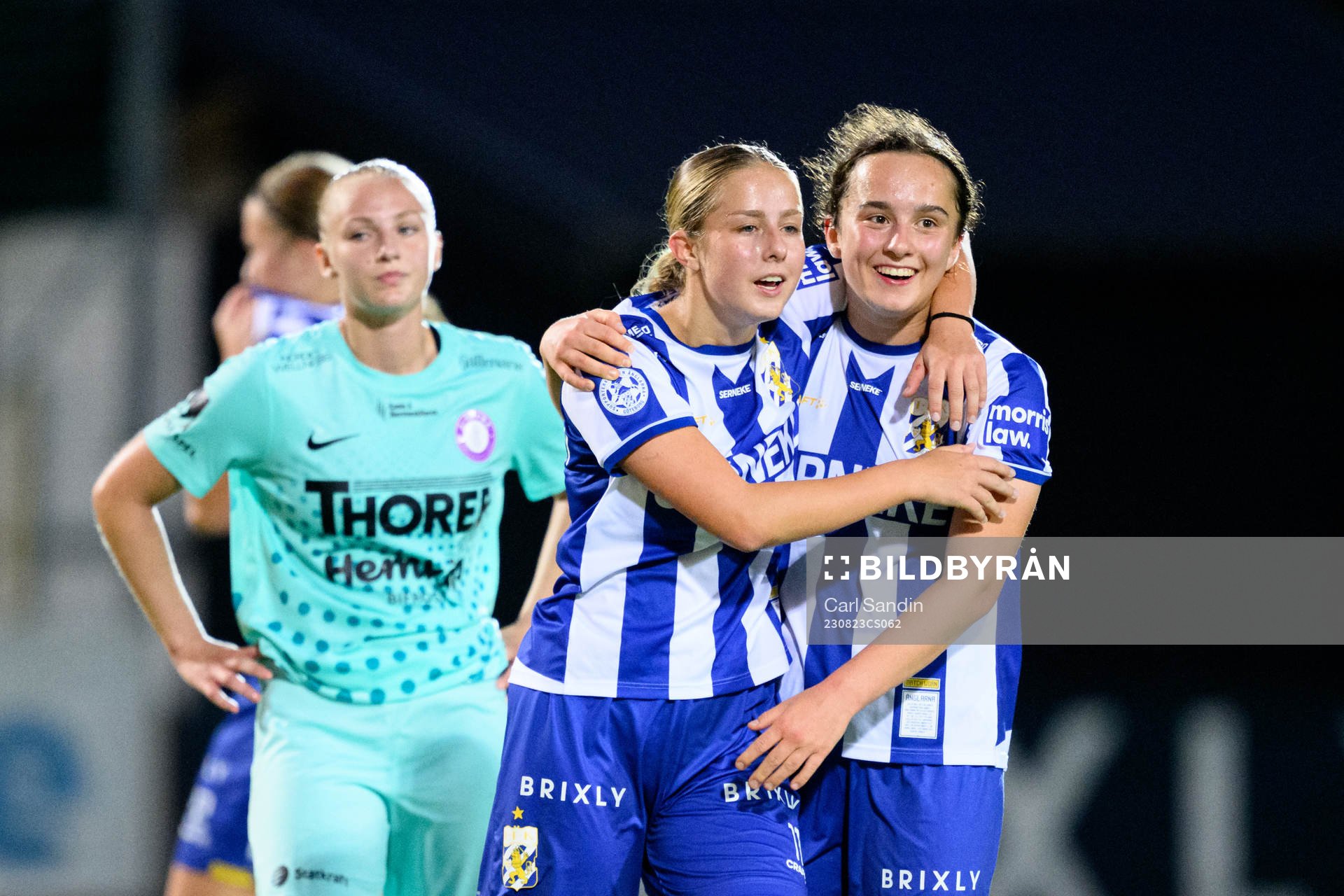 IFK Göteborgs Isabella Svanström och Victoria Svanström