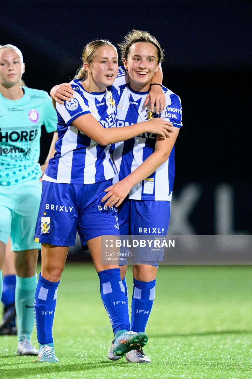 IFK Göteborgs Isabella Svanström och Victoria Svanström