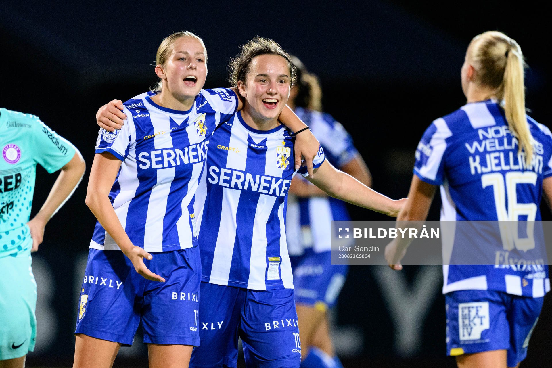 IFK Göteborgs Isabella Svanström och Victoria Svanström