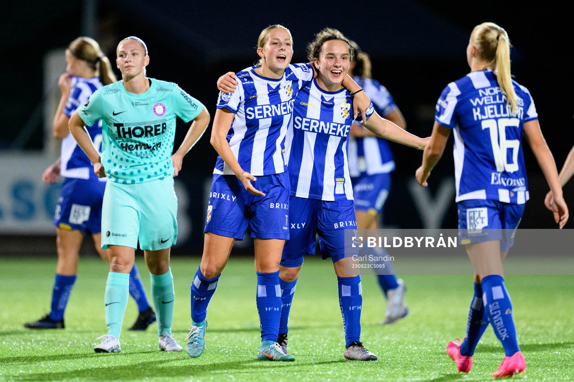 IFK Göteborgs Isabella Svanström och Victoria Svanström