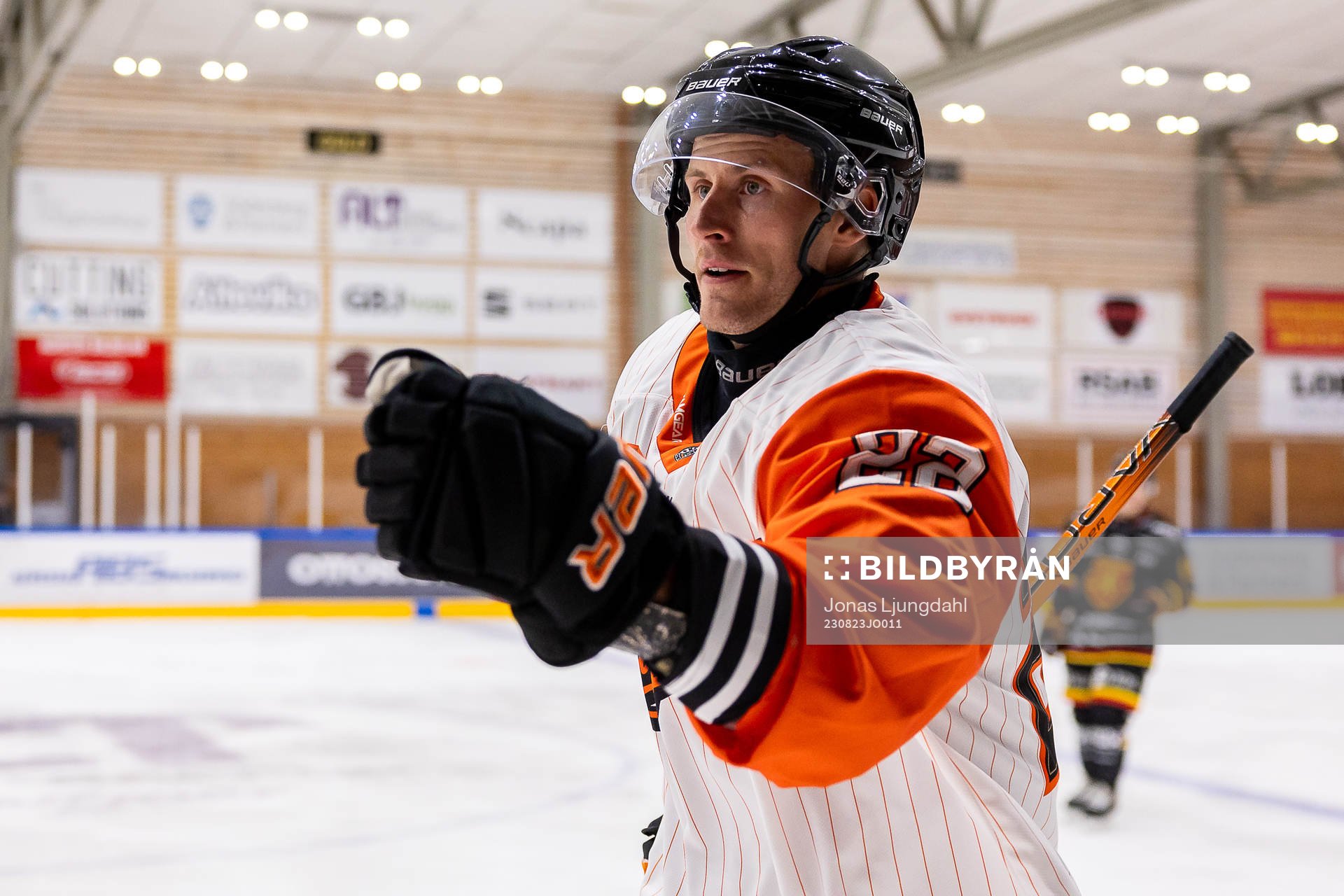 Karlskronas Alexander Bergström jublar