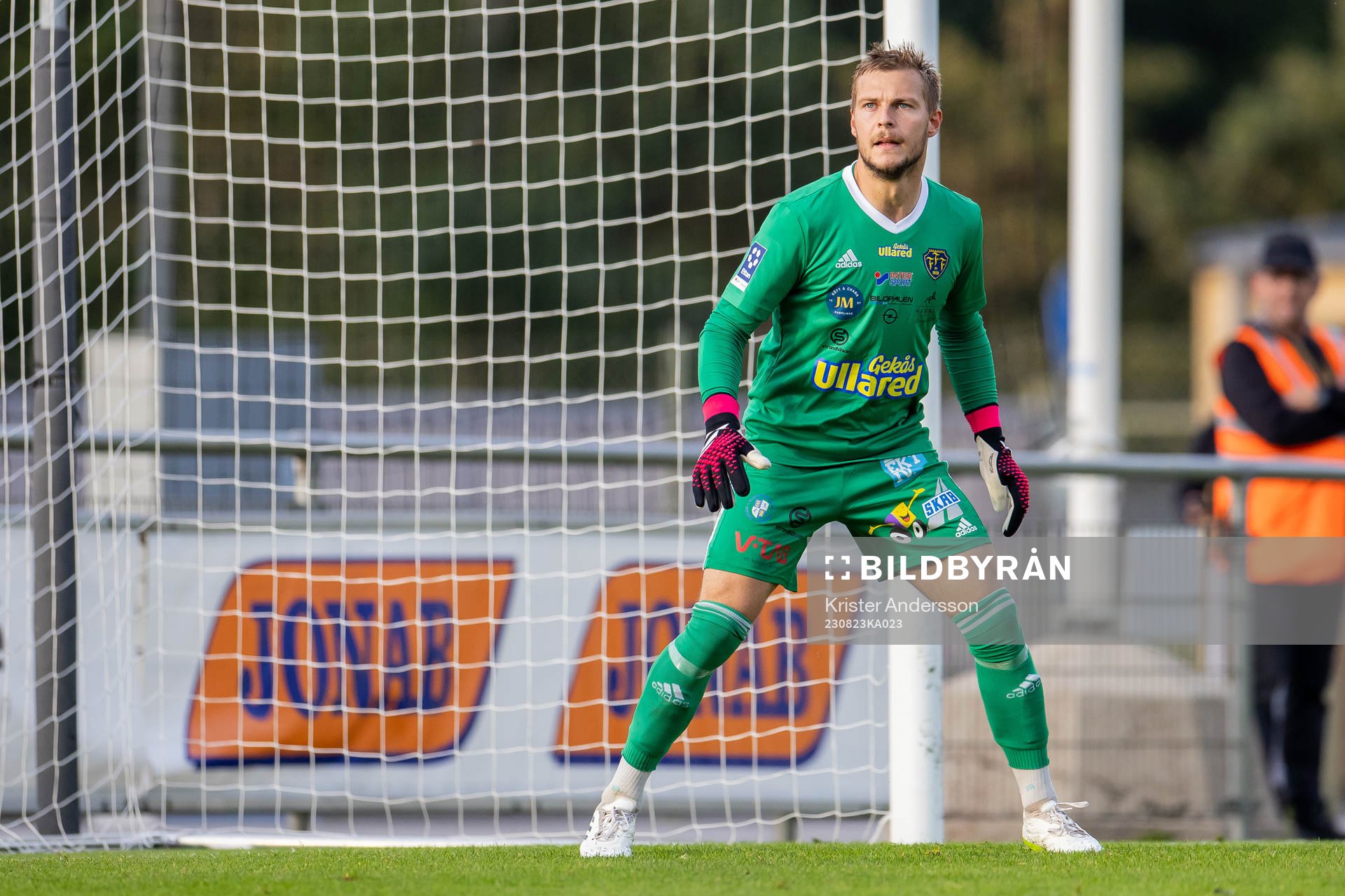 Falkenbergs målvakt Anton Andersson