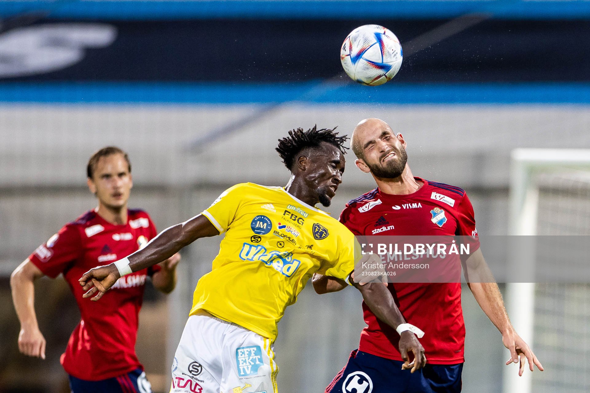 Falkenbergs FFs Wanbe Godwin Aguda och Östers IFs