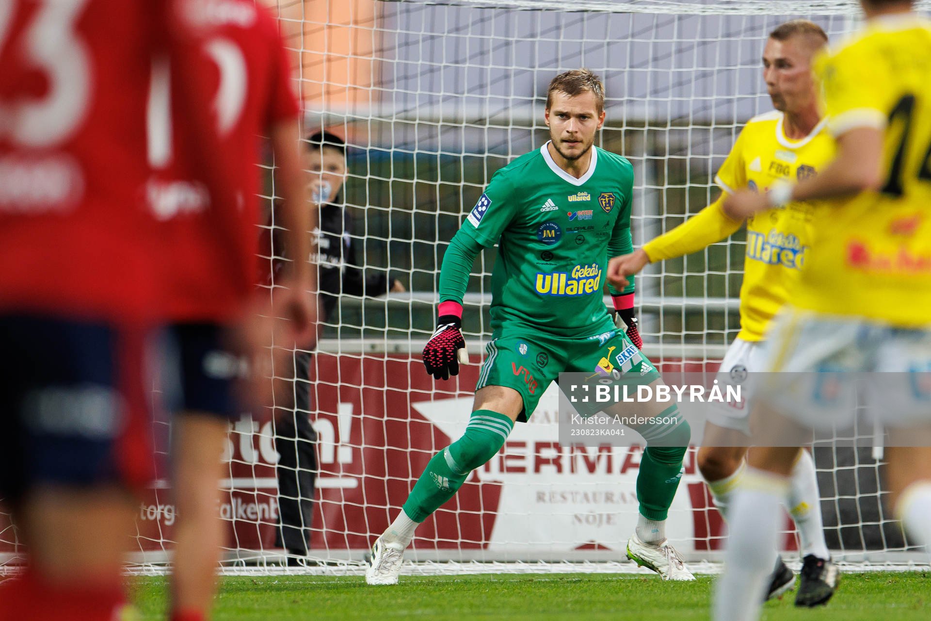 Falkenbergs målvakt Anton Andersson