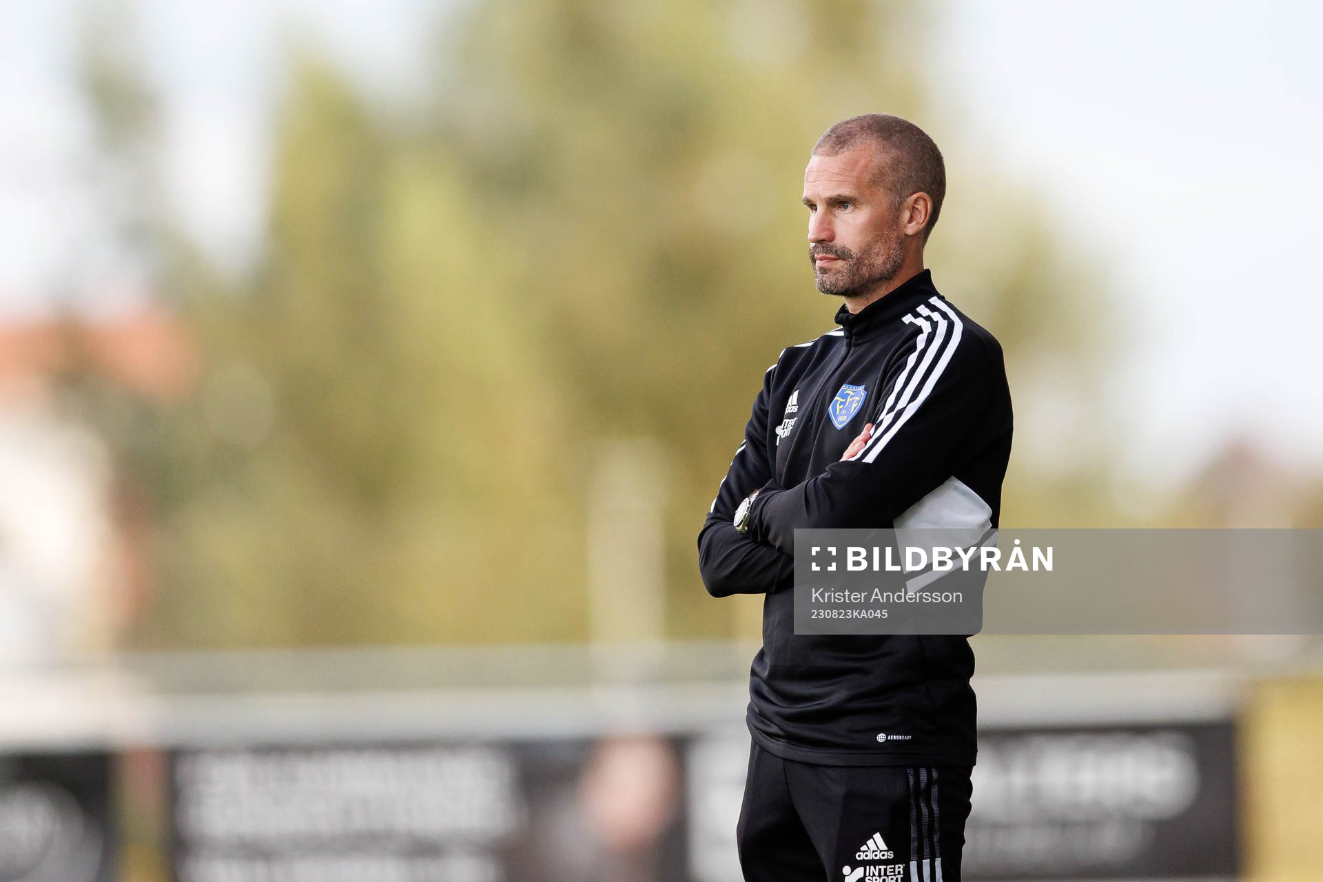 Falkenbergs tränare Christoffer Andersson