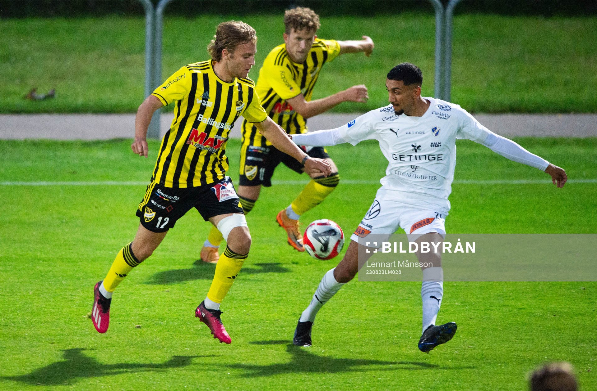 IFK Hässleholms Isaac Holmberg och Hampus Nilsson i