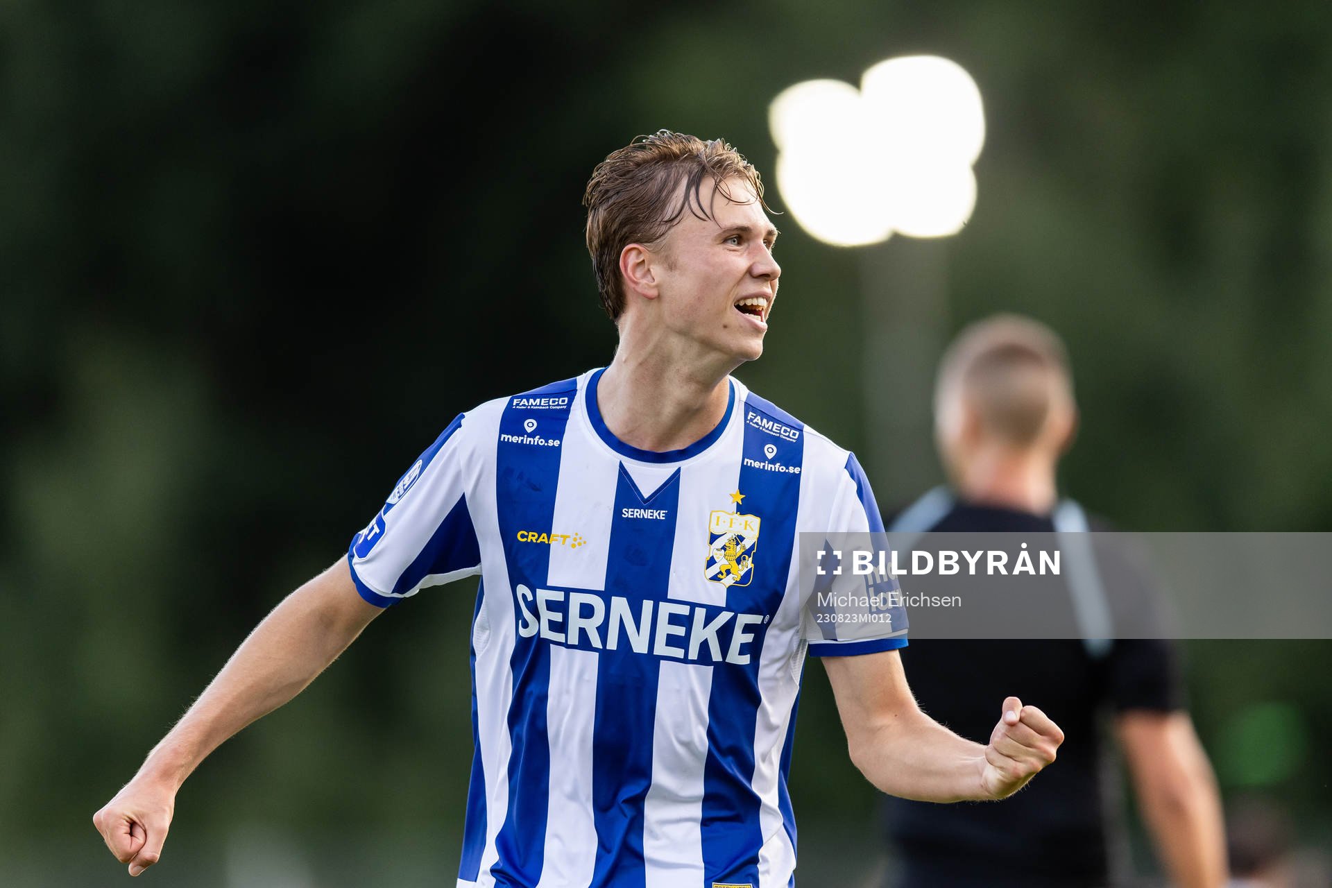 IFK Göteborgs Vilmer Tyrén jublar