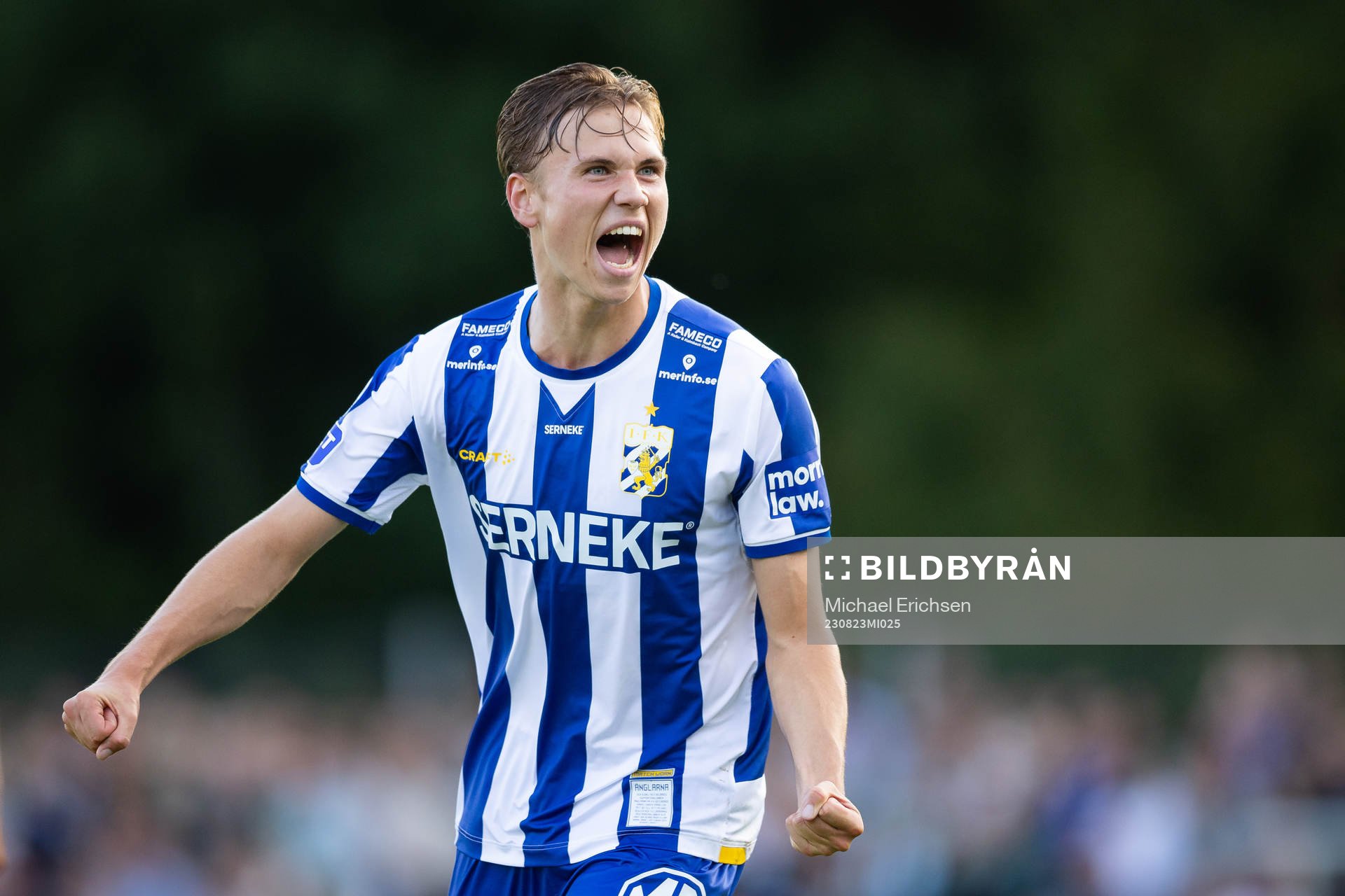 IFK Göteborgs Vilmer Tyrén  jublar