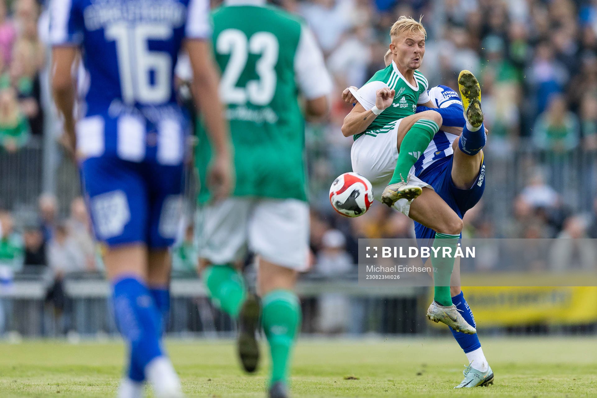 IK Zeniths Marcus Bärkroth och IFK Göteborgs Oscar Wendt