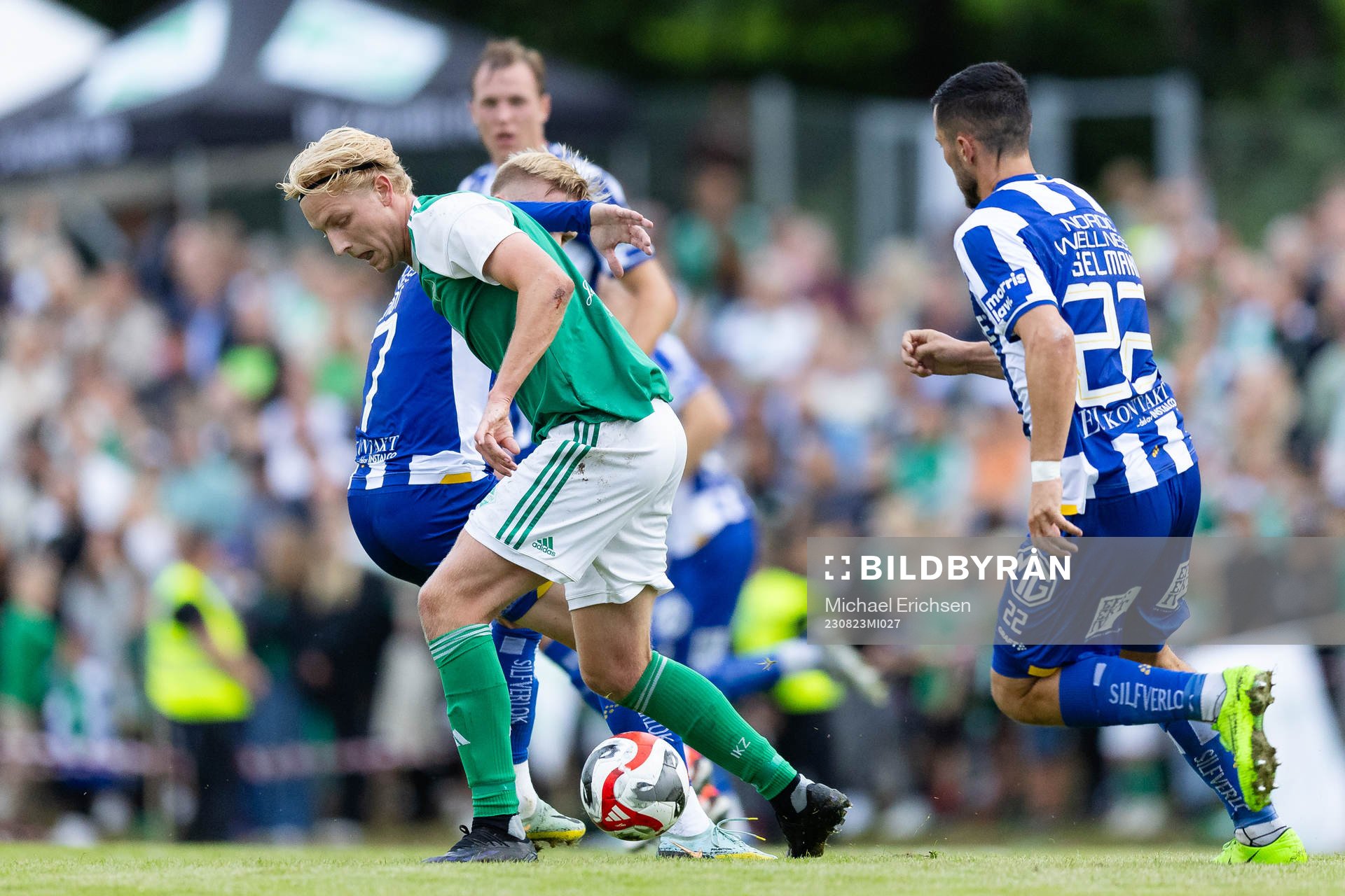 IK Zeniths Gustav Norin och IFK Göteborgs Oscar Wendt