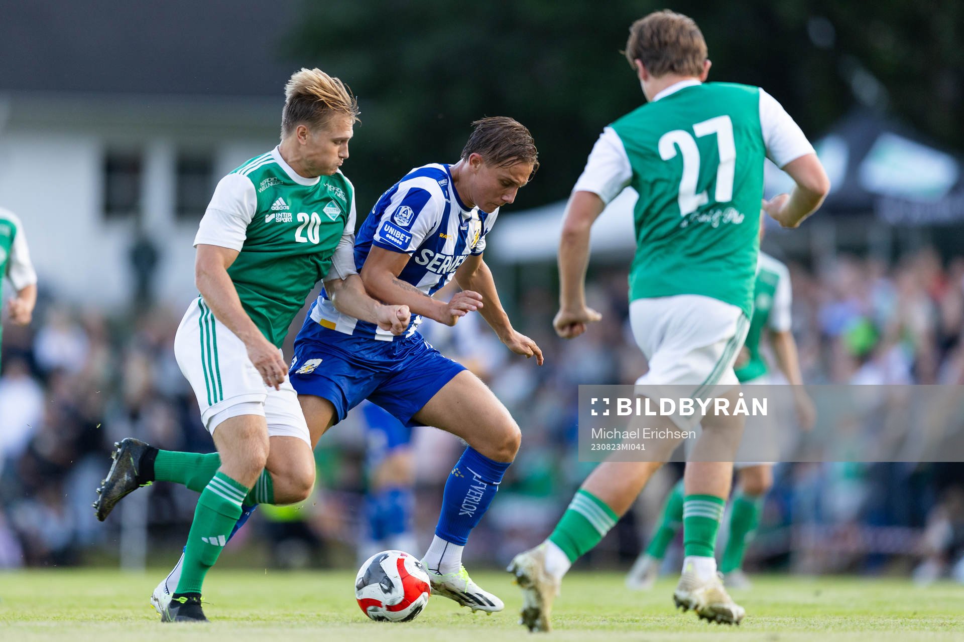 IK Zeniths Victor Mannerstråle och IFK Göteborgs Linus