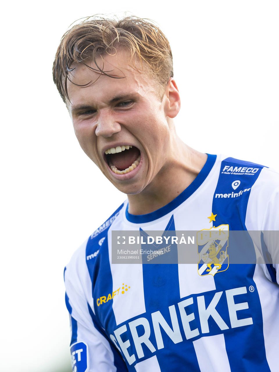IFK Göteborgs Vilmer Tyrén  jublar