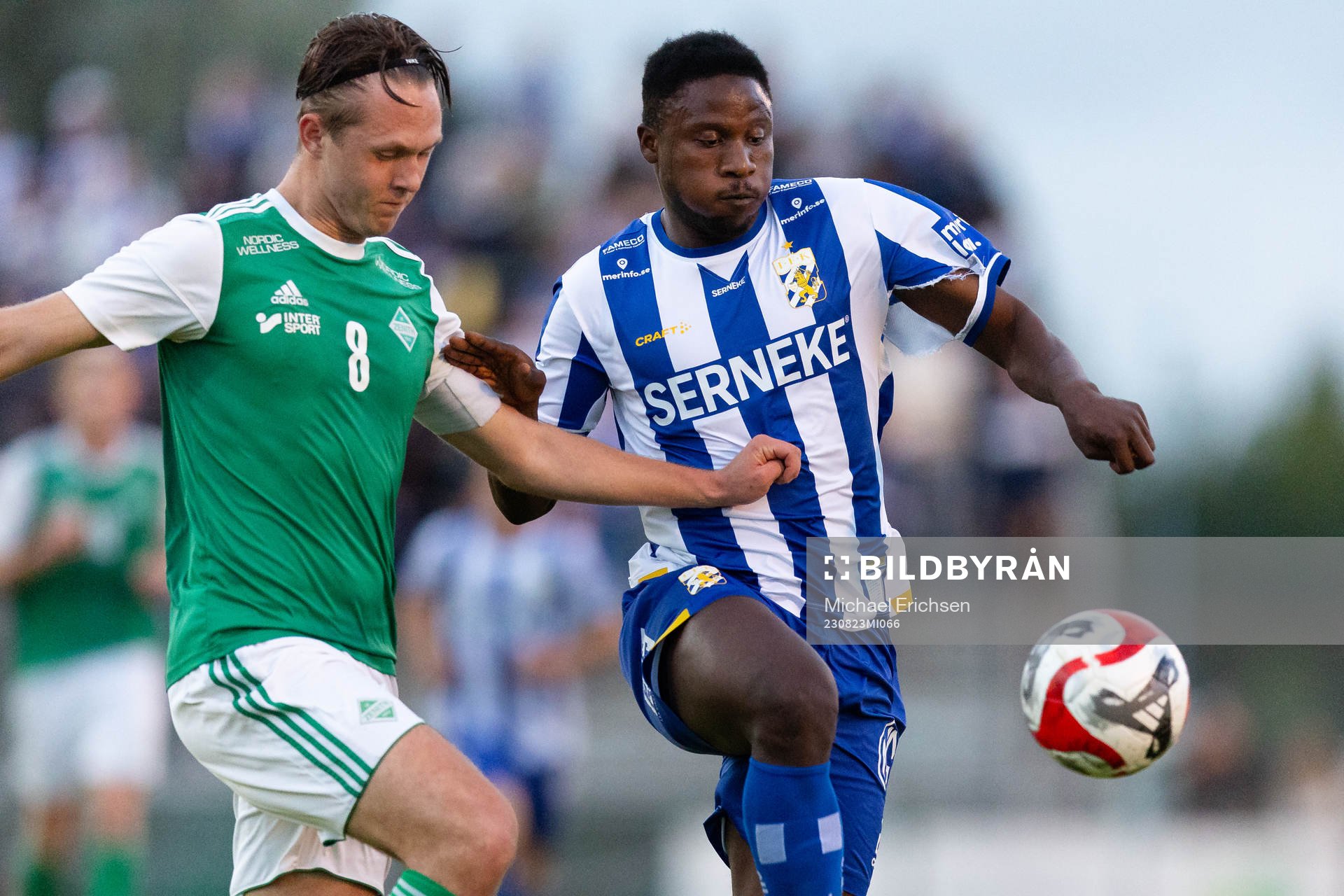IK Zeniths Sven Hammarberg och IFK Göteborgs Suleiman