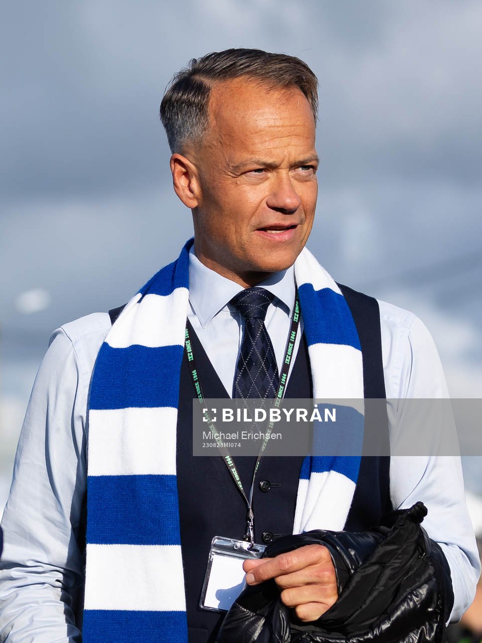 IFK Göteborgs ordförande Richard Berkling innan
