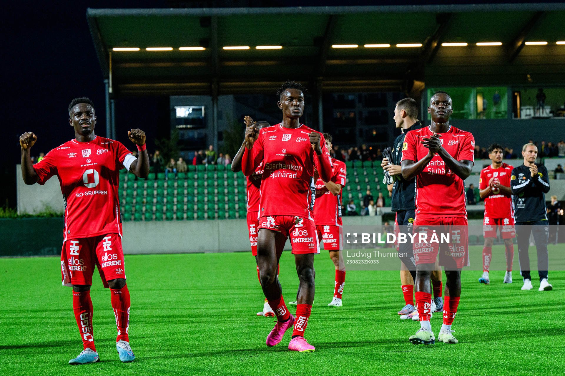 Elfsborgs spelare jublar