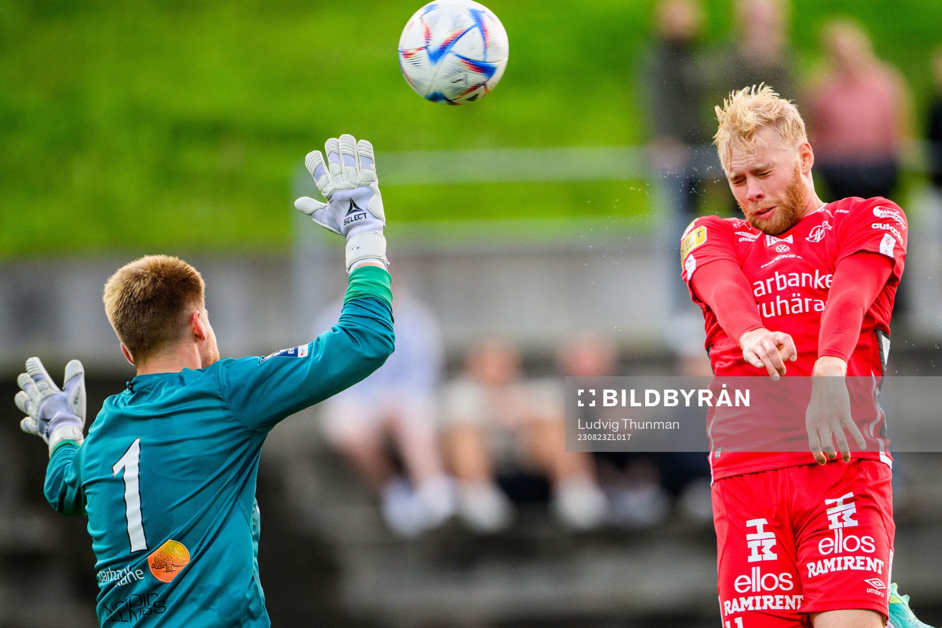 Lunds BKs Andreas Alexandersson och Elfsborgs Sveinn