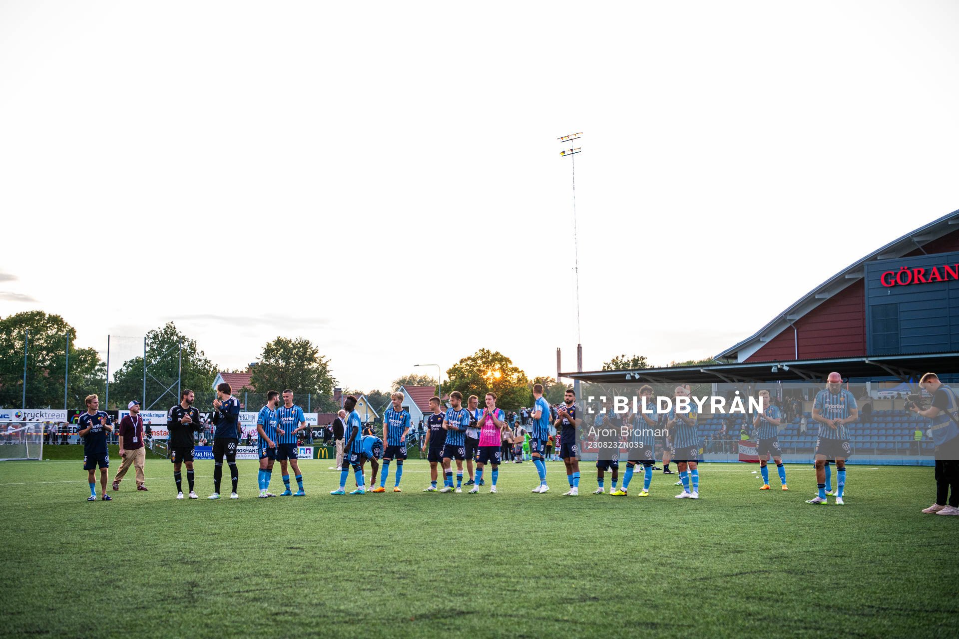 Djurgårdens spelare jublar