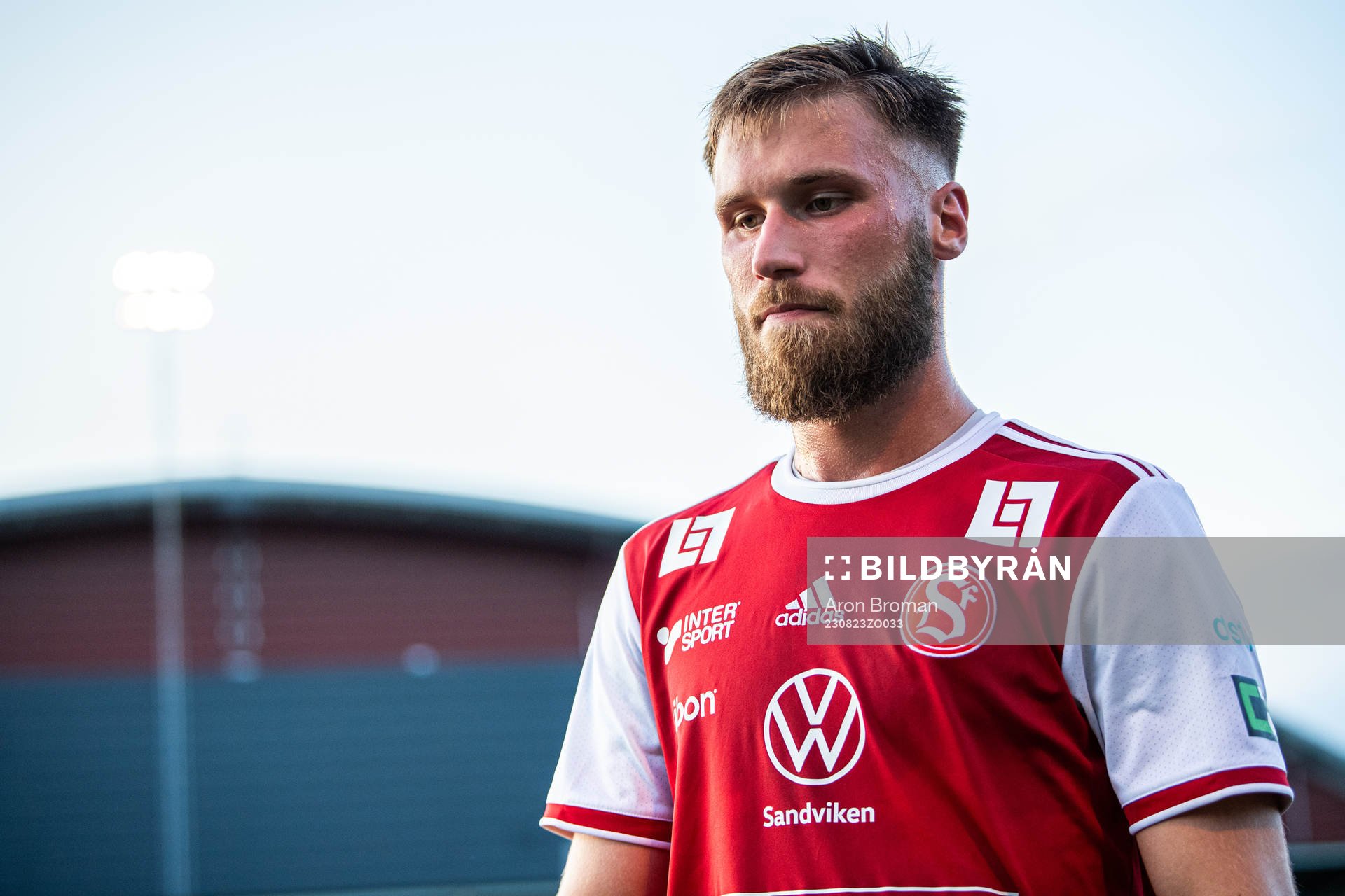 Sandvikens IFs Kasper Harletun deppar