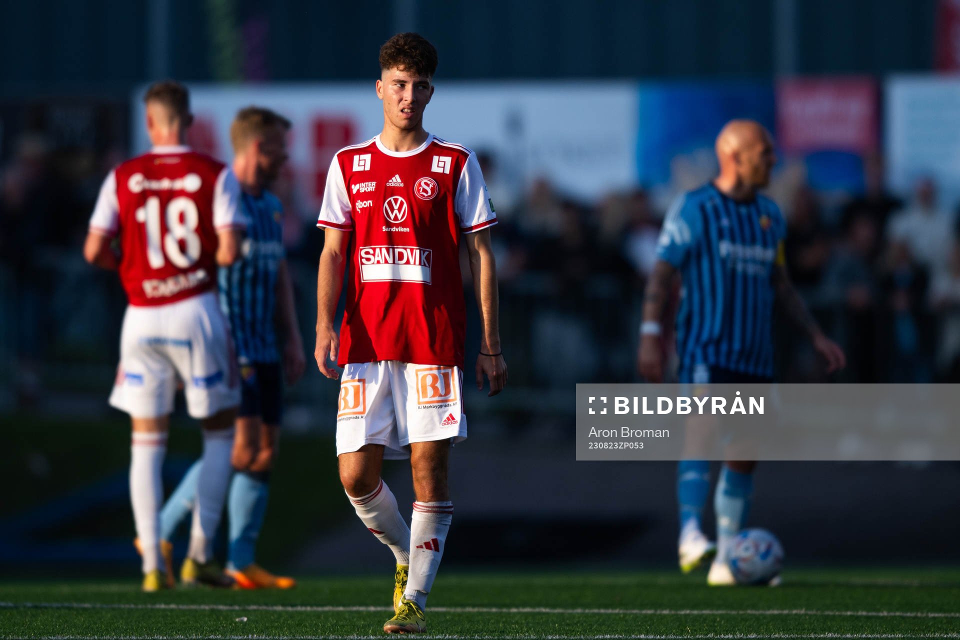 Sandvikens IFs Adam Kiani deppar
