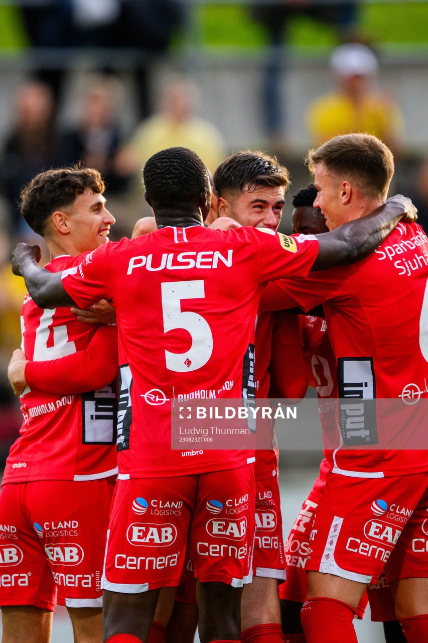 Elfsborg spelare jublar