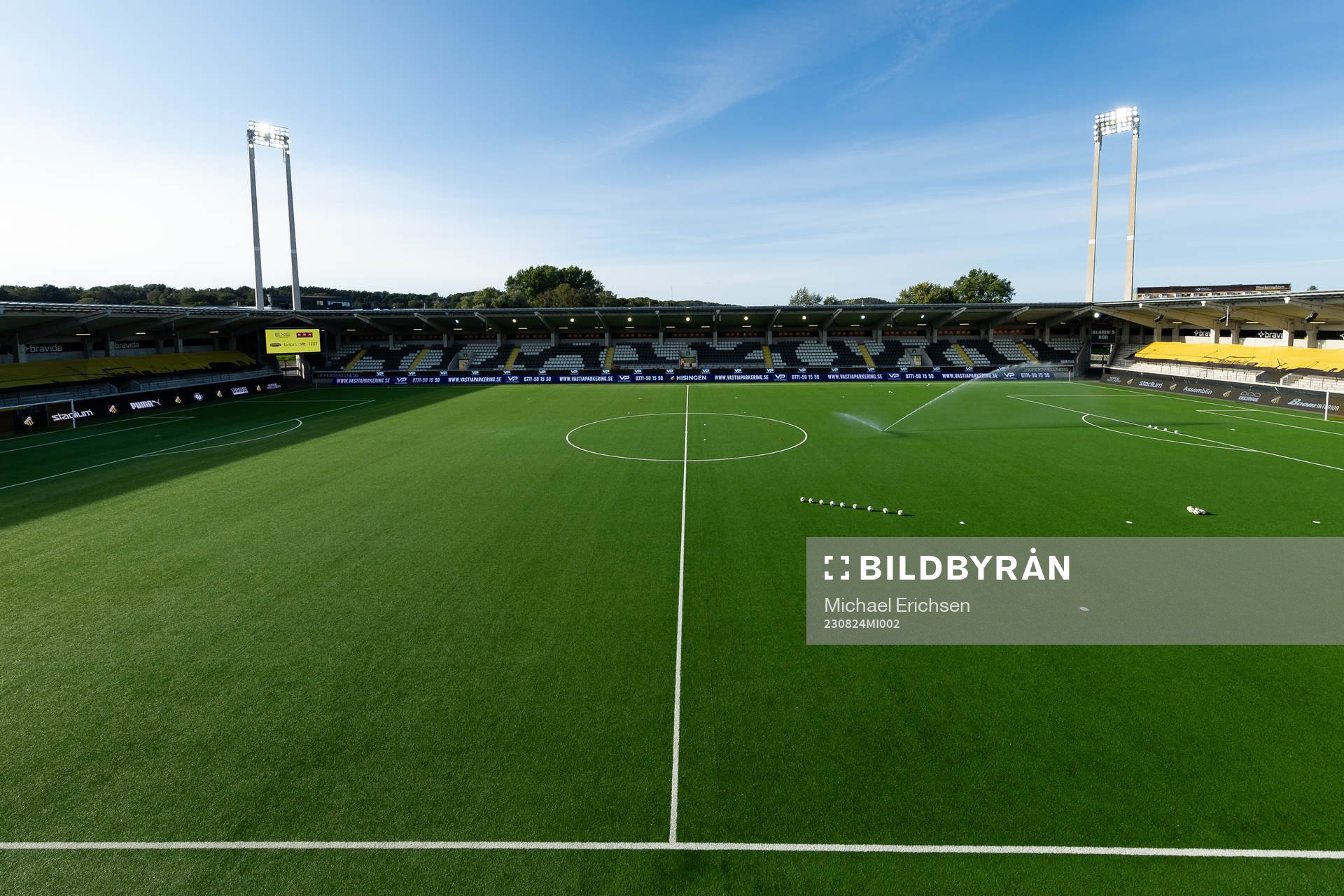 General view of Bravida Arena