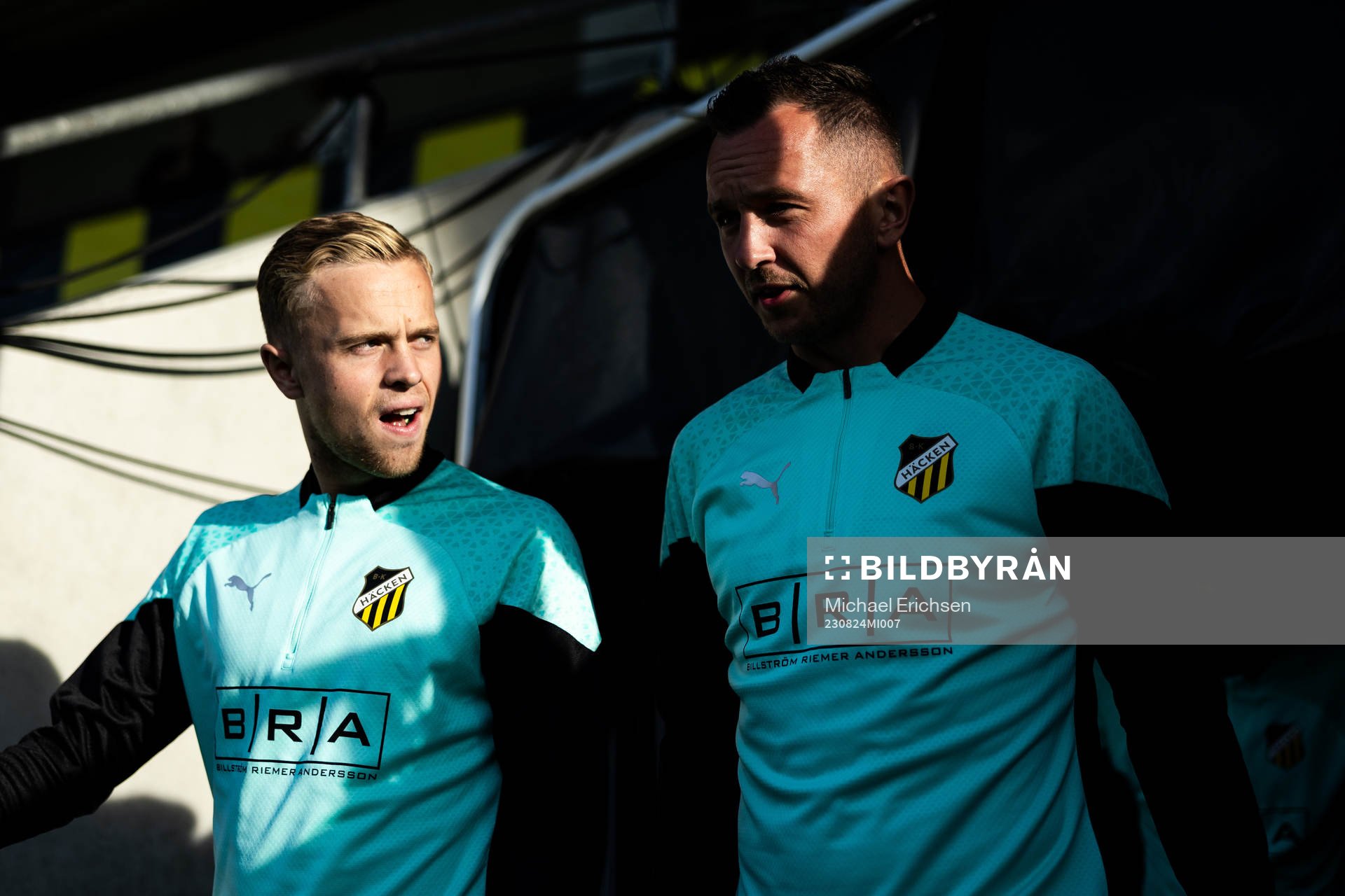 Tomas Olai Totland and Even Hovland of Häcken