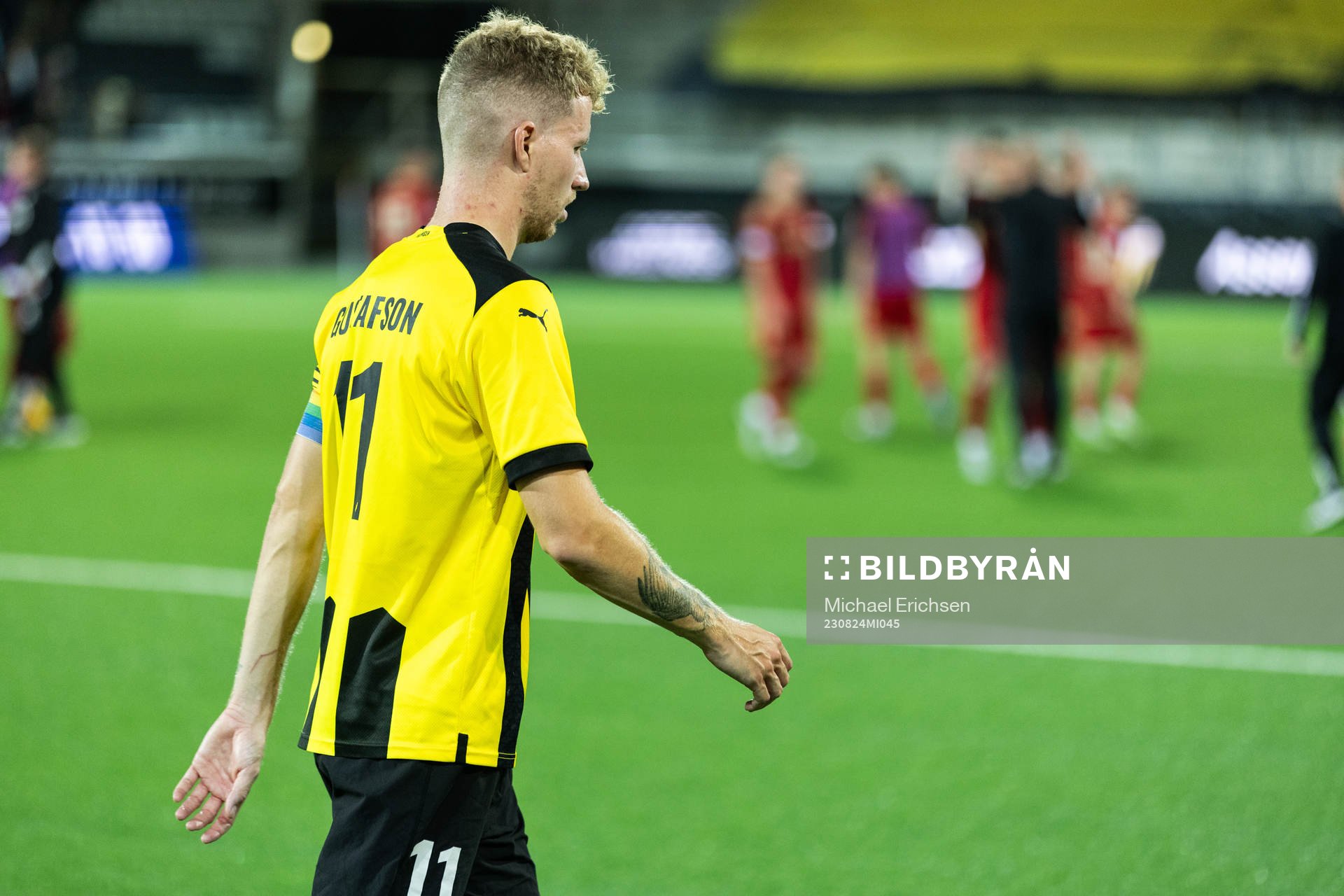 Samuel Gustafson of Häcken looks dejected