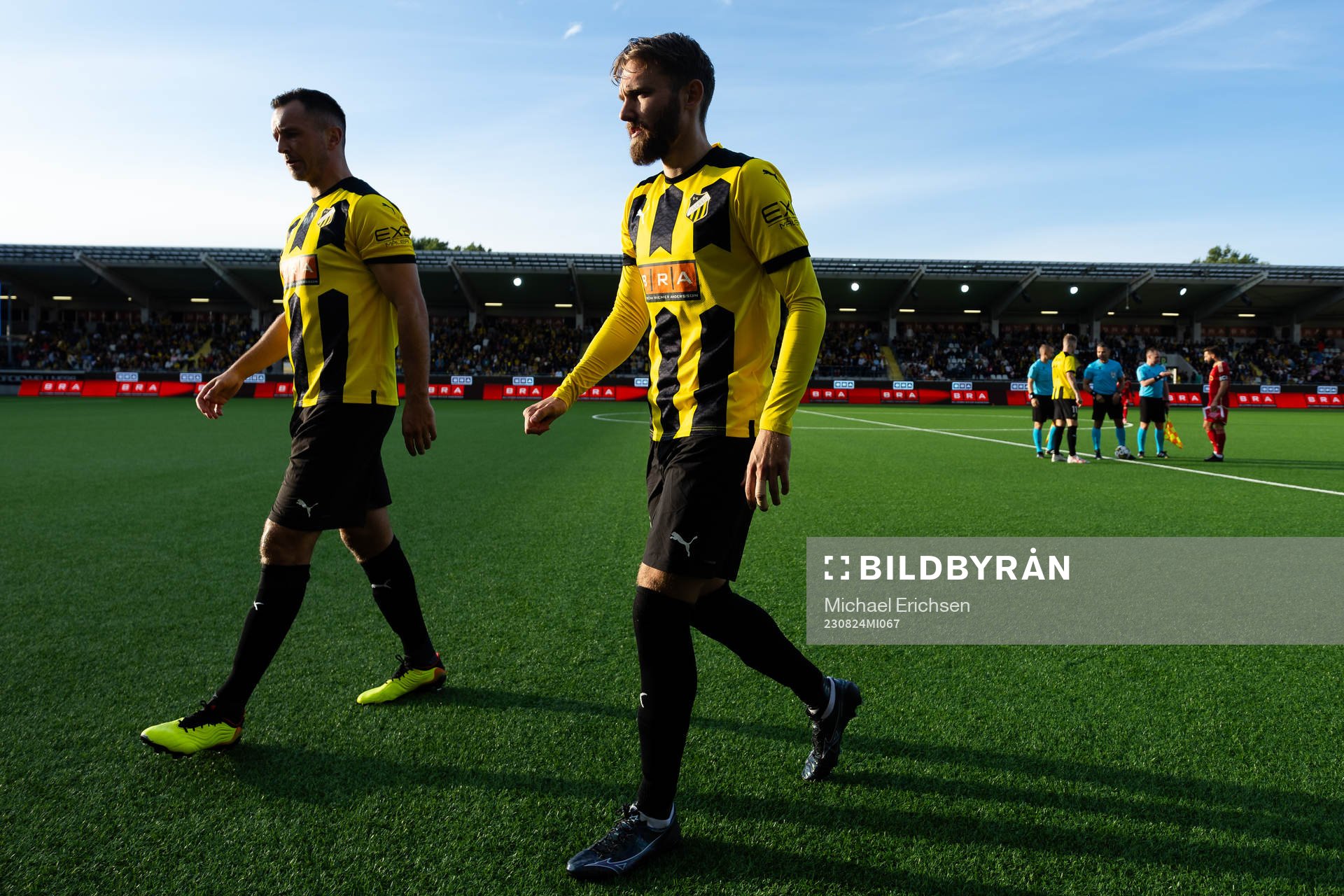 Even Hovland and Simon Sandberg of Häcken