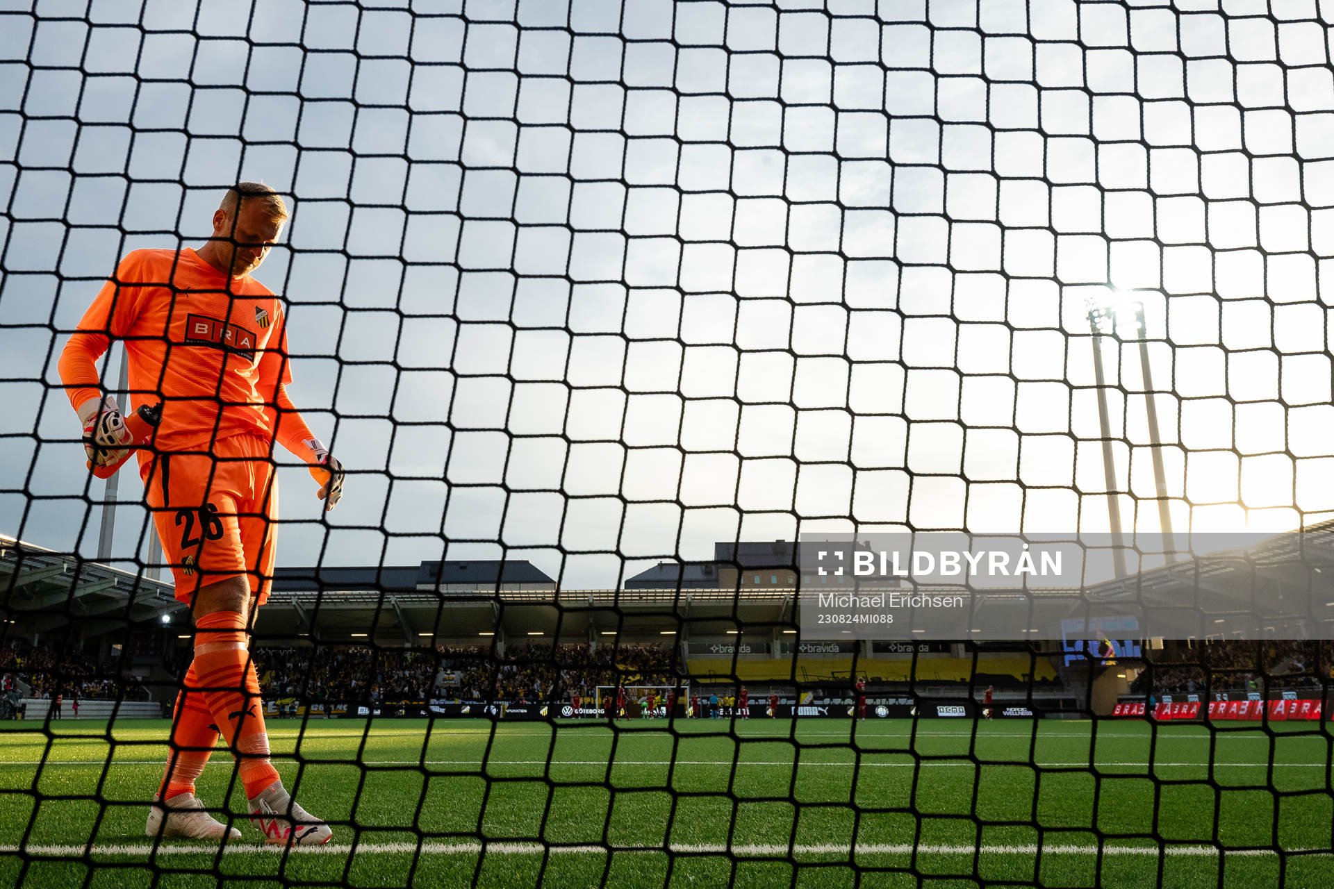 Goalkeeper Peter Abrahamsson of Häcken