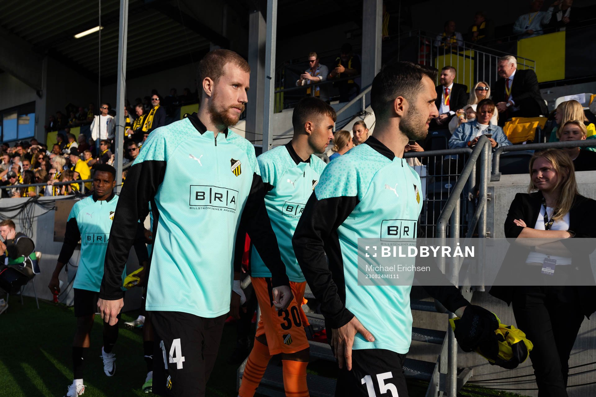 Simon Gustafson and Kadir Hodzic of Häcken