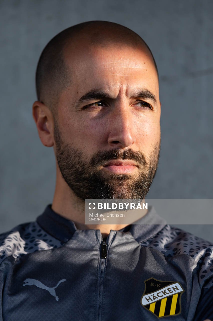 Assistant coach Martin Foyston of Häcken ahead of the UEFA Europa League play-off match between Häcken and Aberdeen on August 24, 2023 in Göteborg.