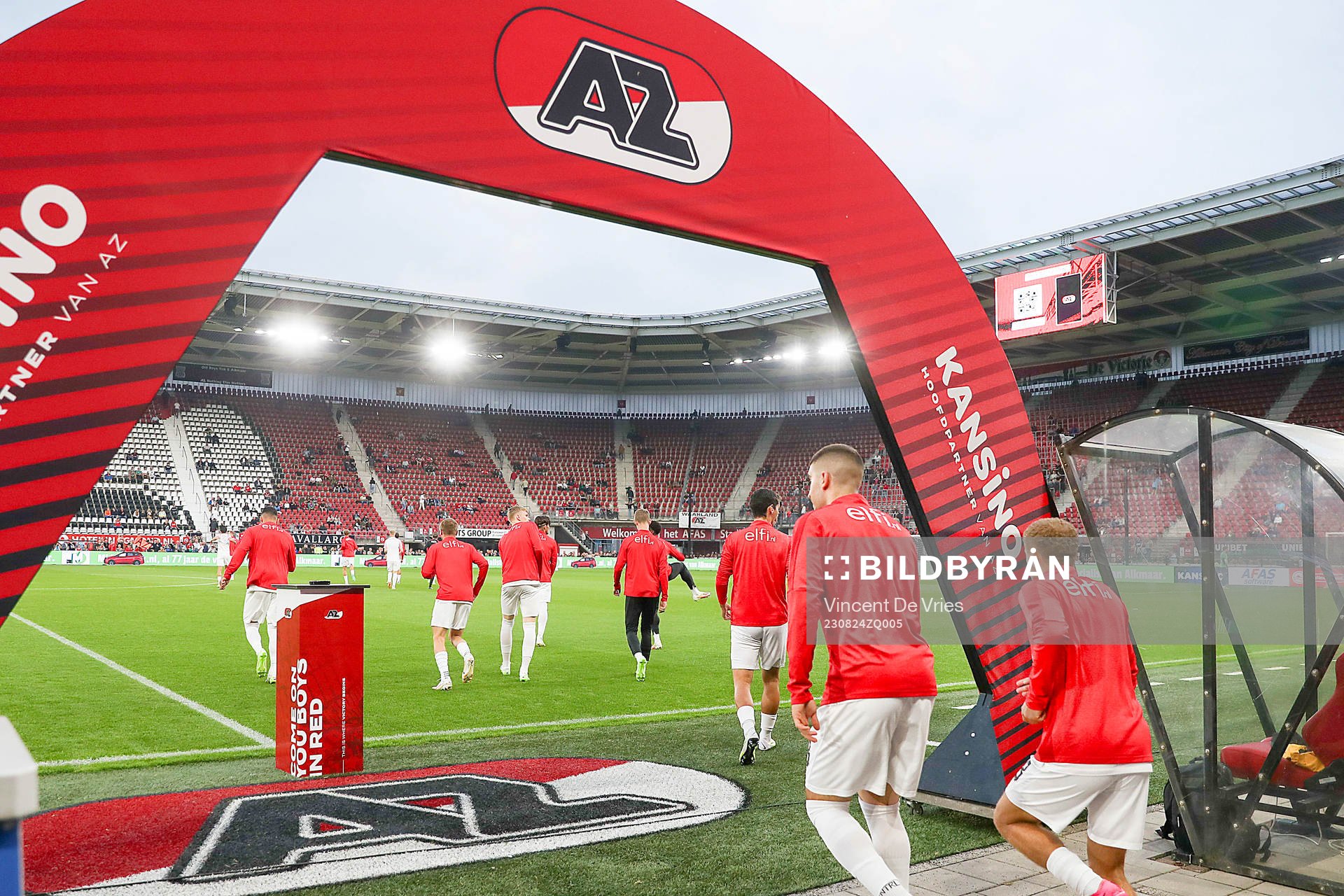 Fotboll, Europa Conference League, Play-off, AZ Alkmaar -