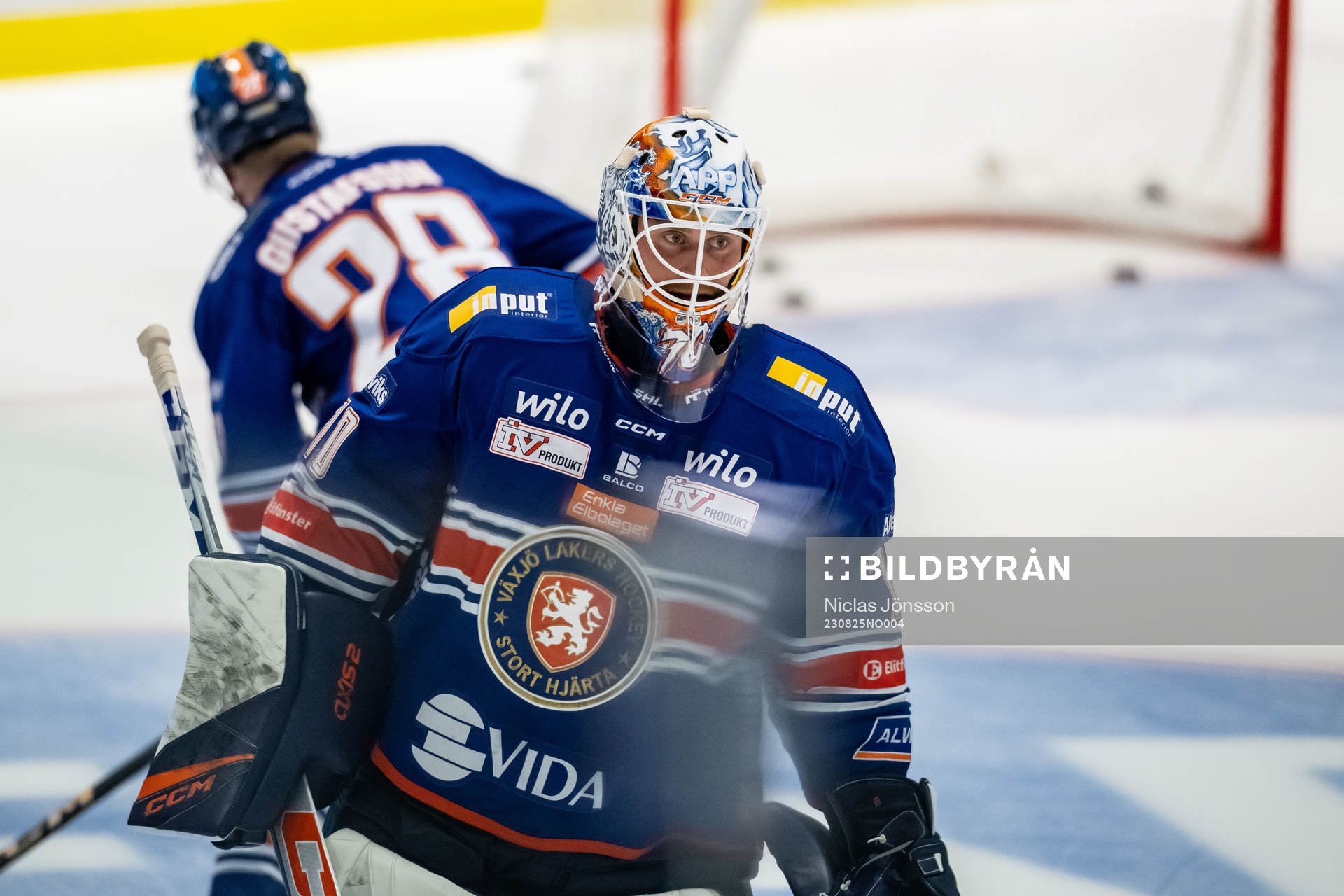 Växjös målvakt Adam Åhman