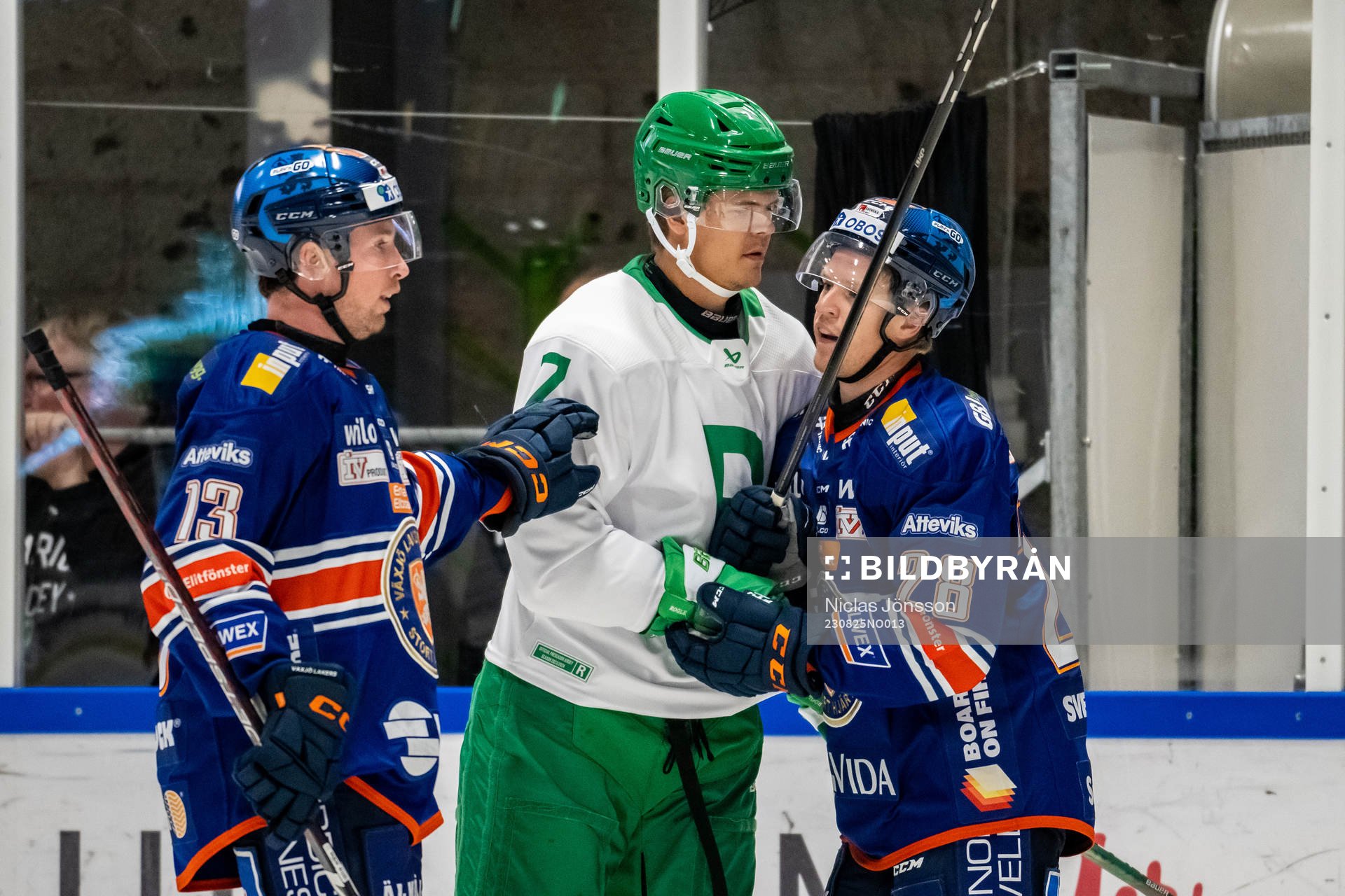 Växjös Dylan McLaughlin och Hugo Gustafsson
