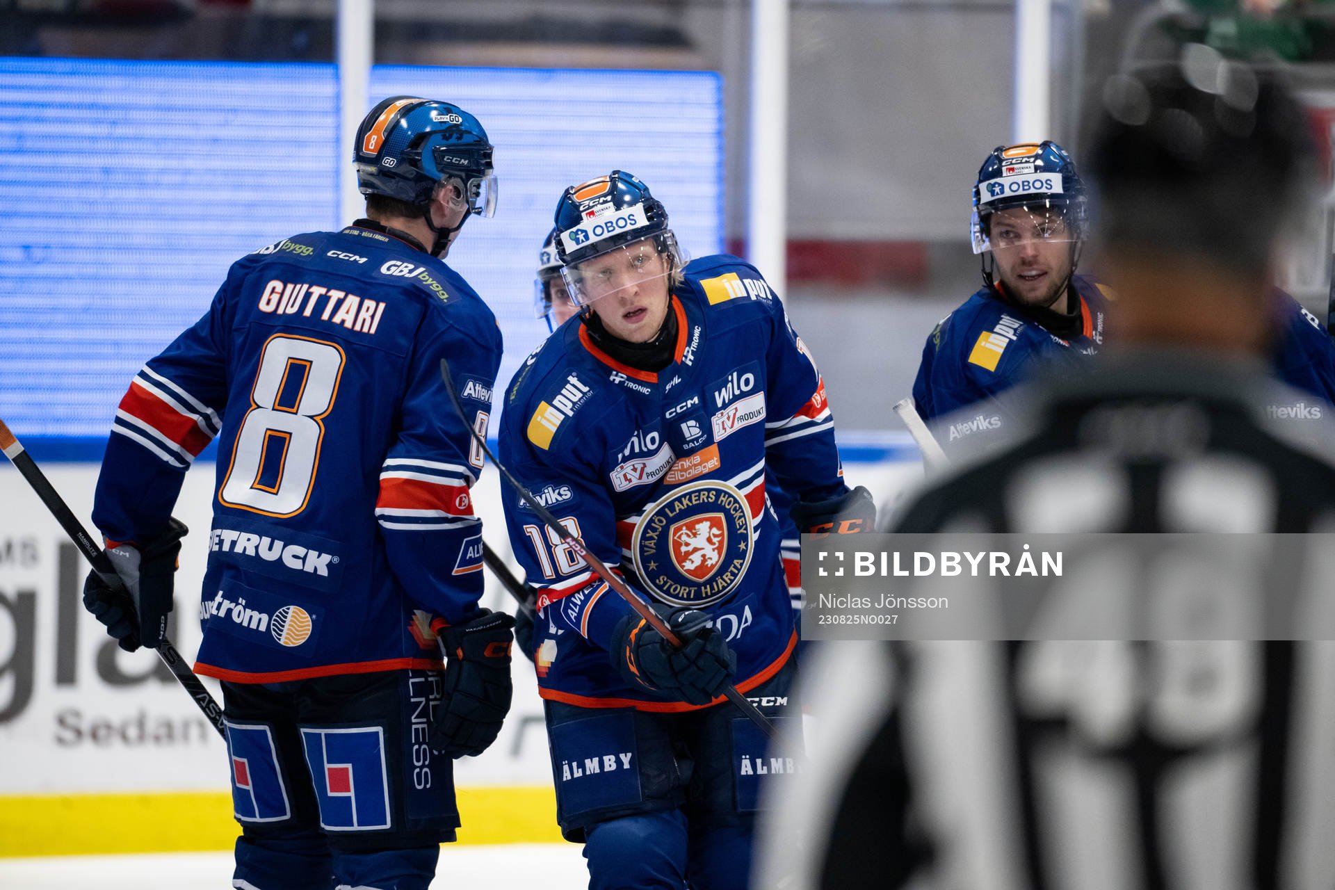 Växjös Marcus Sylvegård jublar