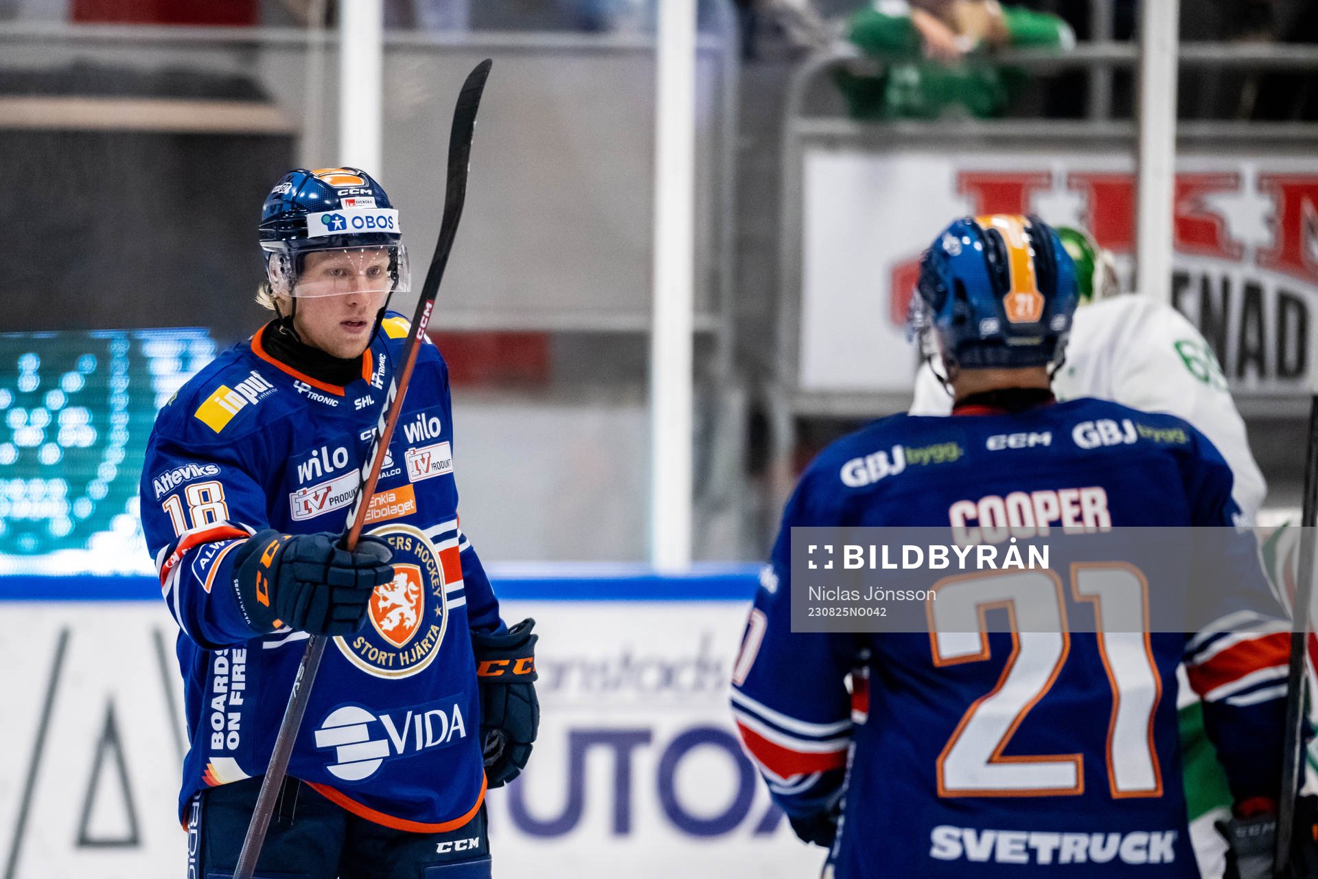 Växjös Marcus Sylvegård  jublar