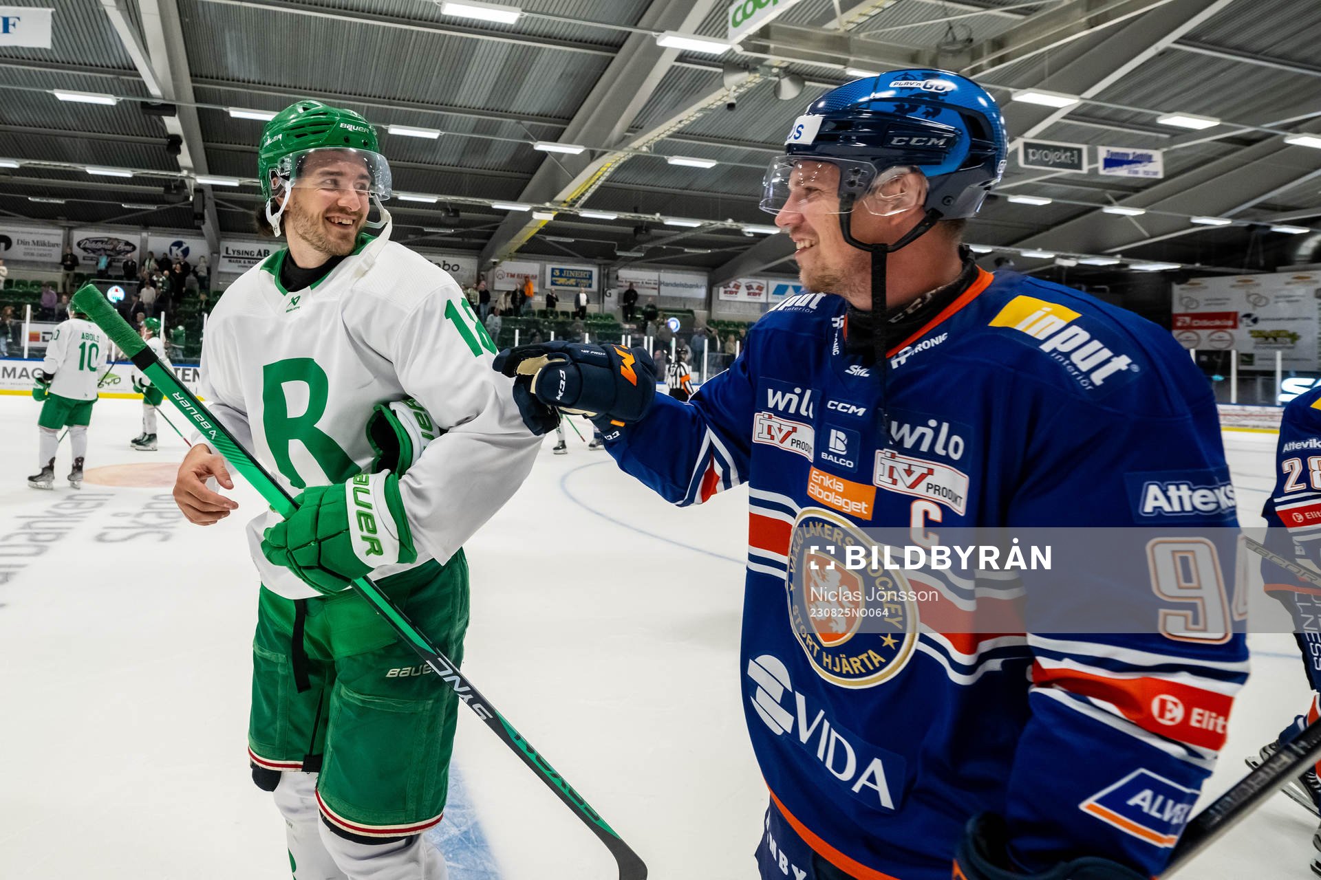 Rögles Dennis Everberg och Växjös Joel Persson