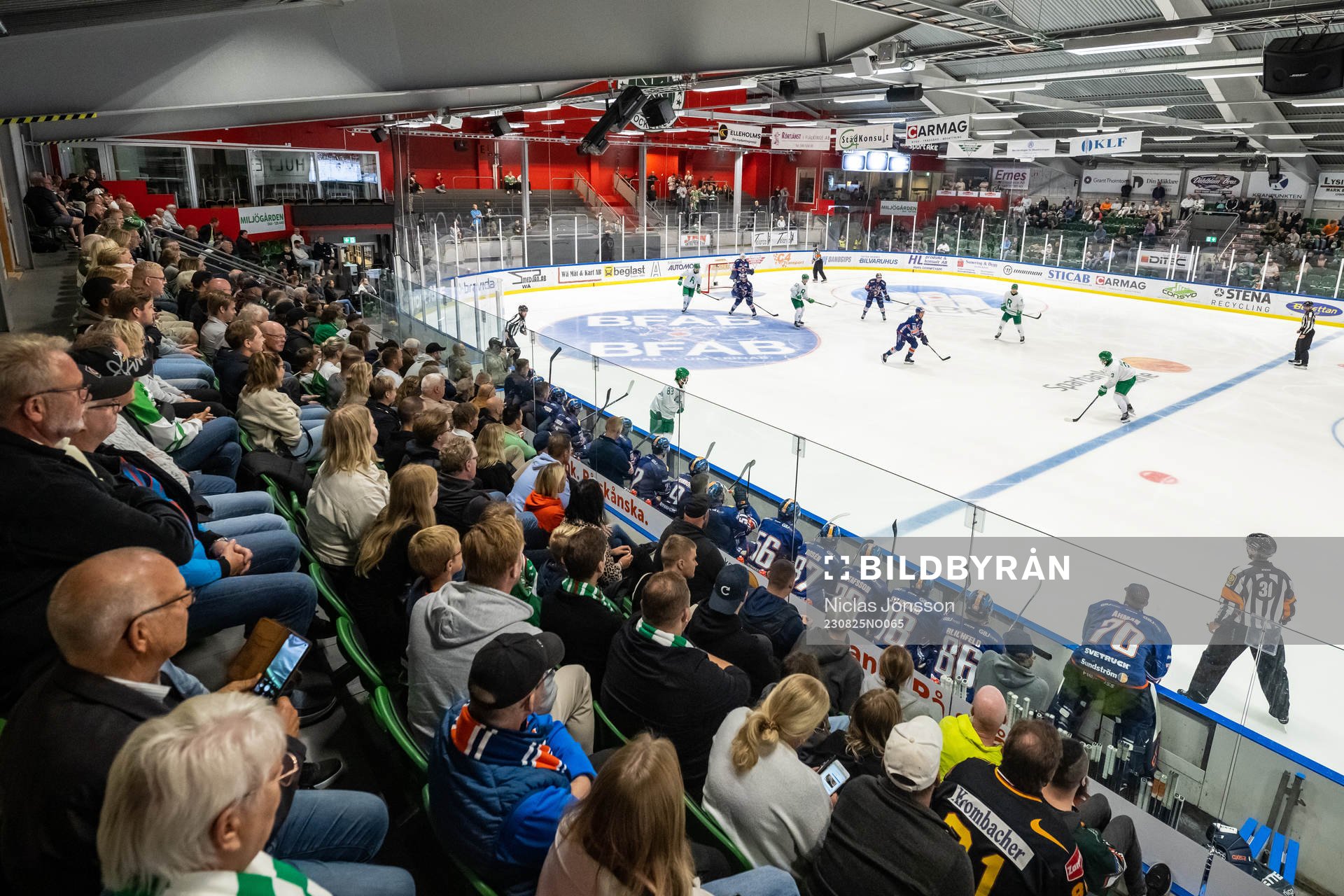 Vy över kristiansstad isahall