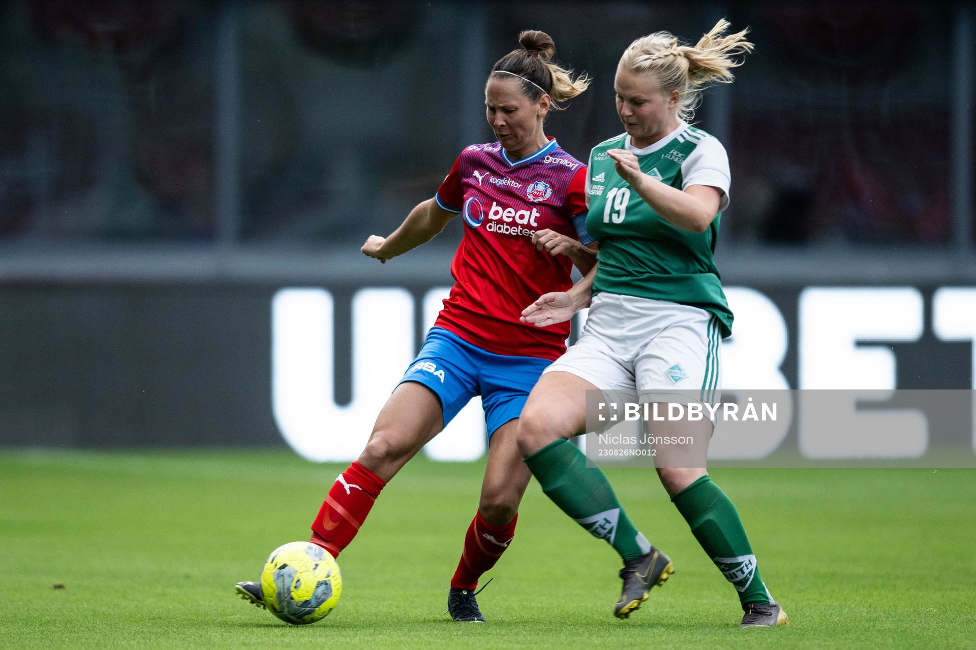 Helsingborgs Josefine Wiksell och IK Zenith  Sandra